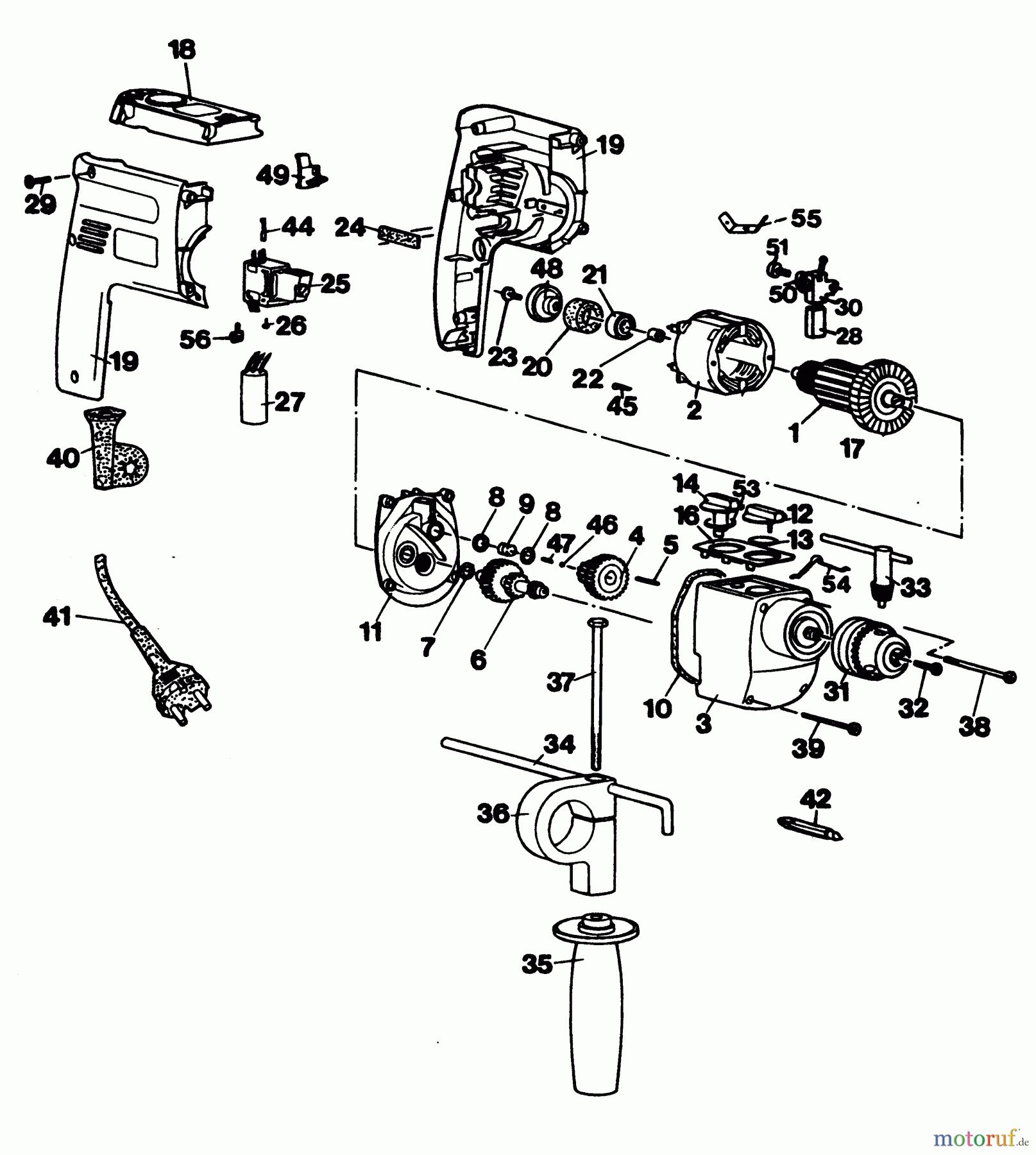 BLACK+DECKER INNENAUSSTATTUNG BOHRER BOHRER BD240RT Seite 1