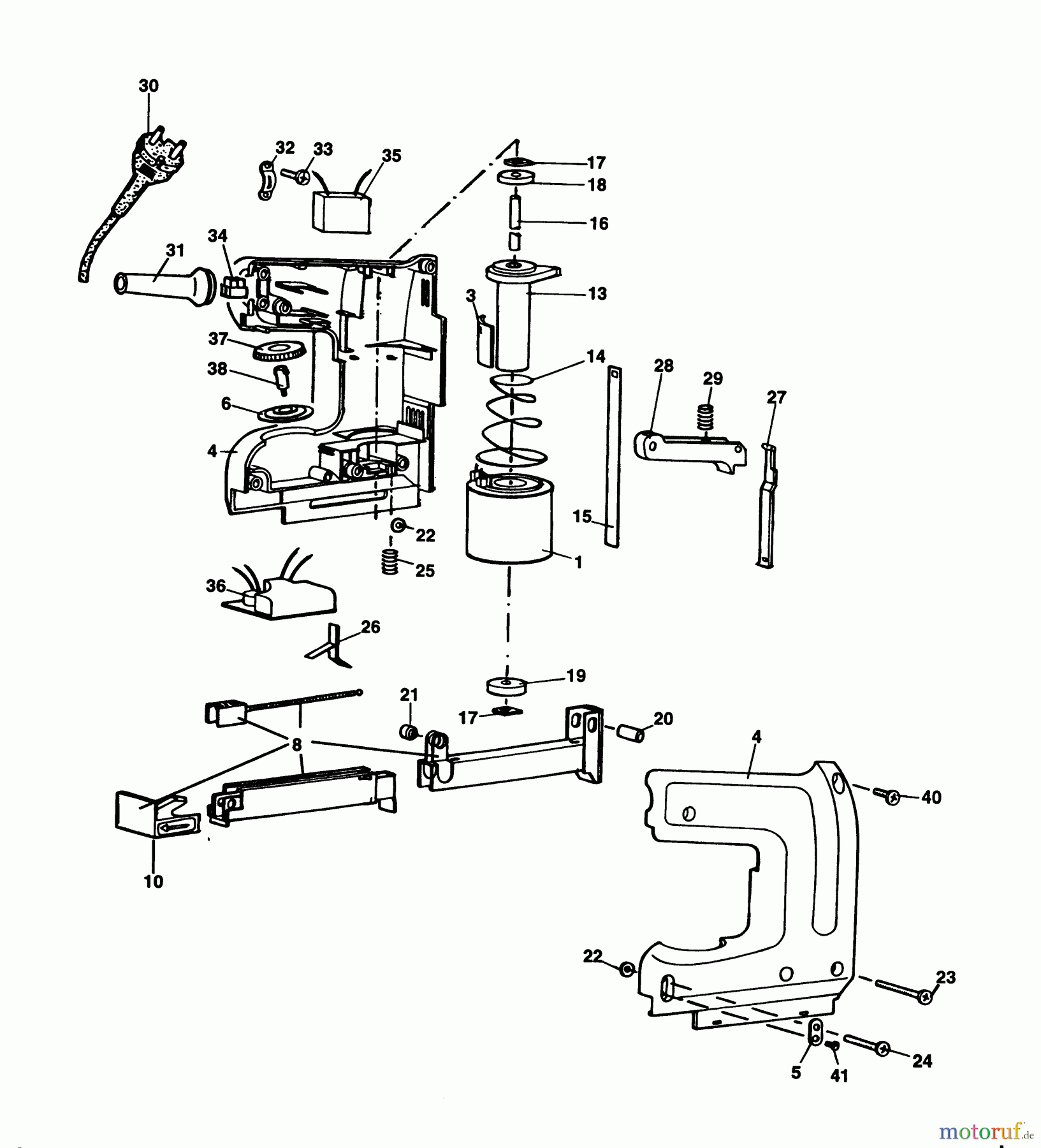  BLACK+DECKER INNENAUSSTATTUNG POWERFILES & TACKERS HEFTMASCHINE BD418 Seite 1