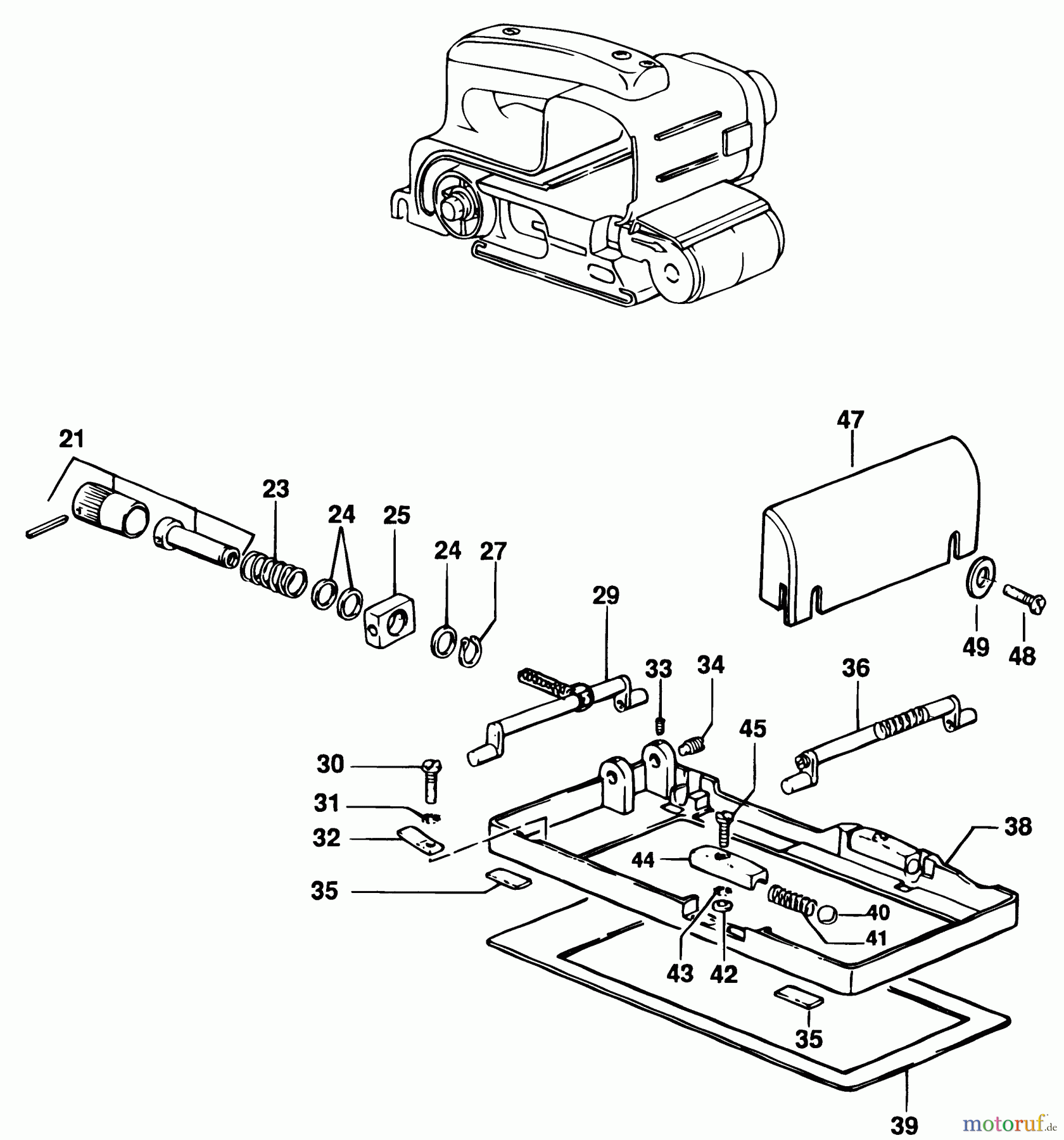 ELU ACCESSORIES ACCESSORIES, ATTACHMENTS & UNPOWERED SCHLEIFRAHMEN E36070 Seite 1