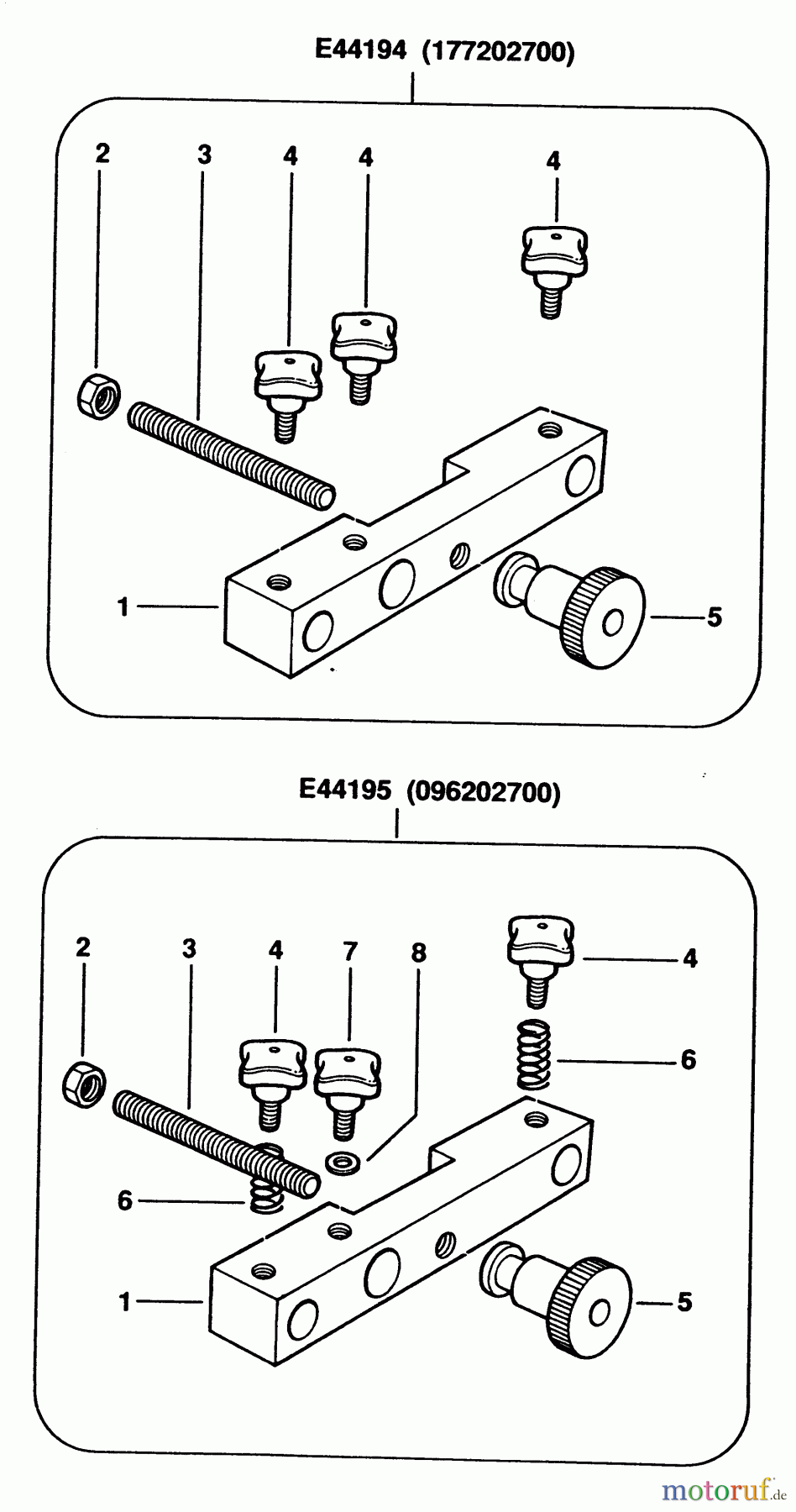 ELU ACCESSORIES ACCESSORIES, ATTACHMENTS & UNPOWERED ANSCHLAGEINSTELLUNG 177202700 Seite 1