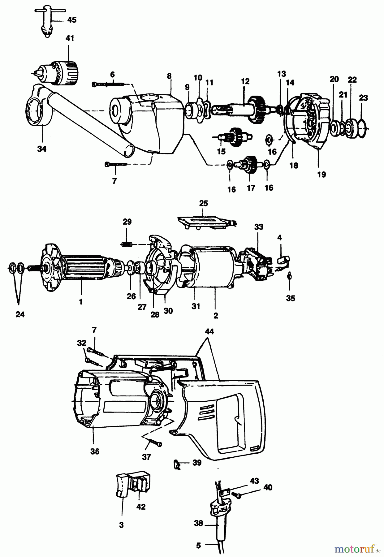 BLACK+DECKER PROFESSIONELL BOHRER, MAGNETBOHRMASCHINE, GEWINDESCHNEIDER FARBENMISCHGERÄT P1528 Seite 1