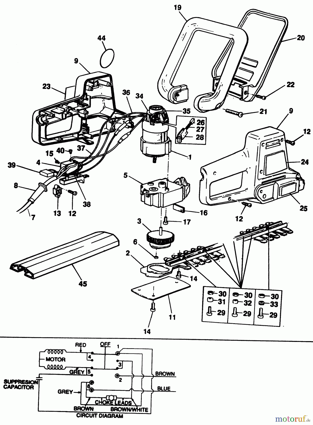 BLACK+DECKER AUSSERHALB HECKENSCHEREN, FADENTRIMMER, SCHEREN KL. HECKENSCHERE GT331 Seite 1
