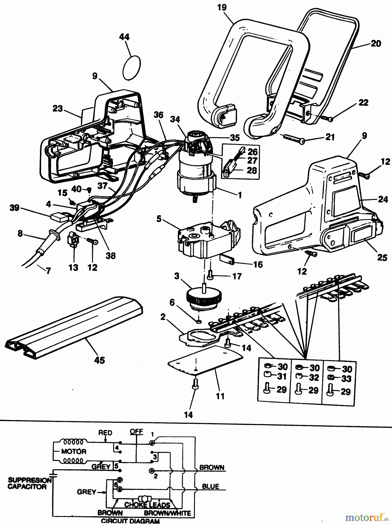 BLACK+DECKER AUSSERHALB HECKENSCHEREN, FADENTRIMMER, SCHEREN KL. HECKENSCHERE GT341 Seite 1