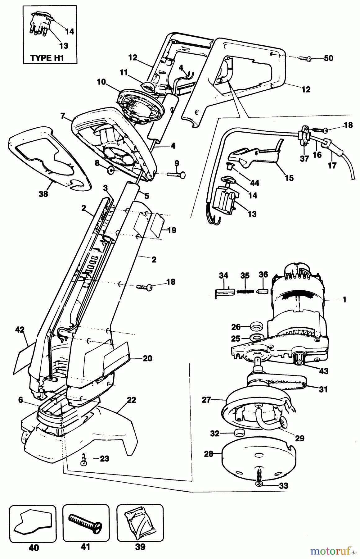 BLACK+DECKER AUSSERHALB HECKENSCHEREN, FADENTRIMMER, SCHEREN RASENTRIMMER GL620 Seite 1