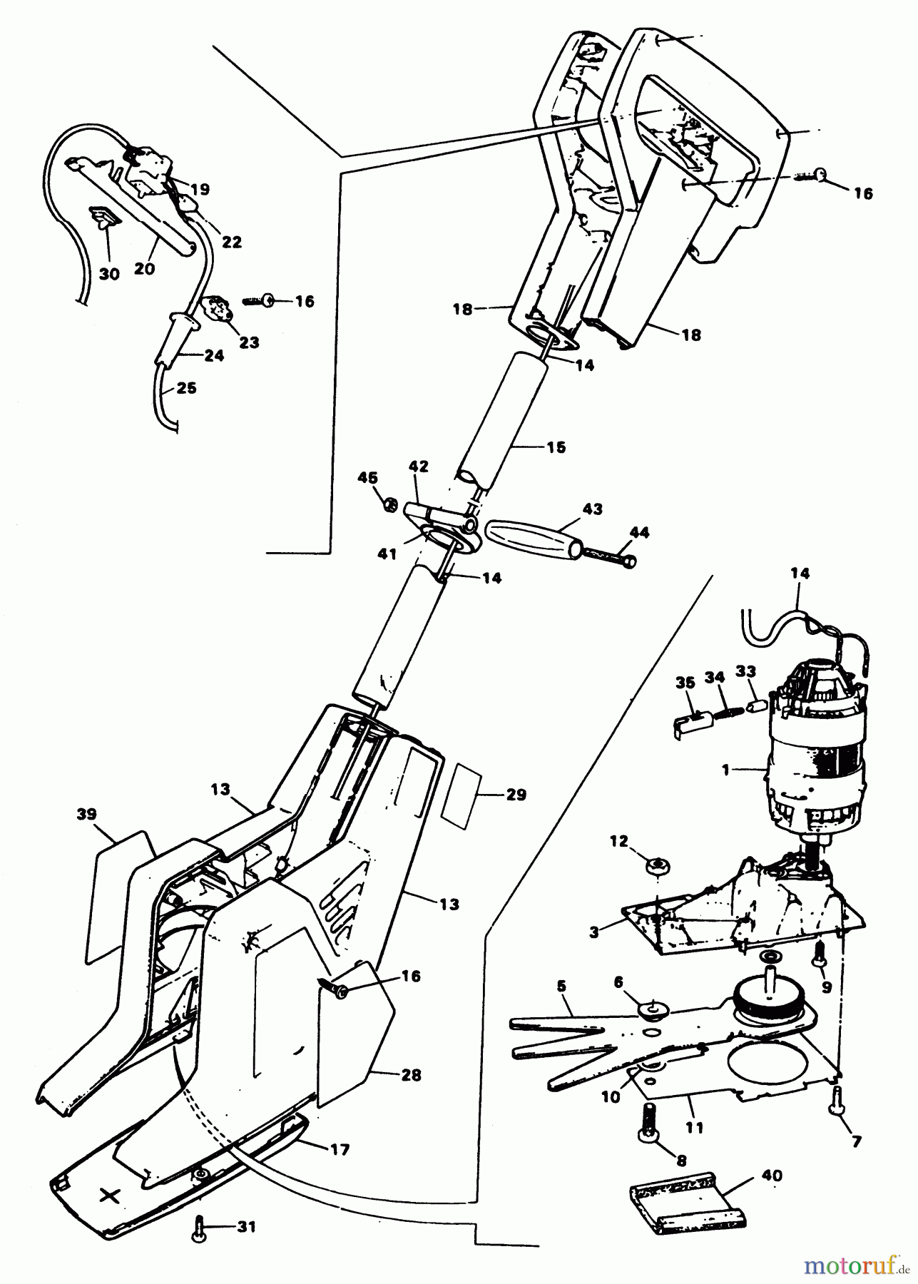 BLACK+DECKER AUSSERHALB KANTENSCHNEIDER, UNKRAUTSTECHER UND GARTENARBEITER ELEKTRO-UNKRAUTJÄTER GV100 Seite 1