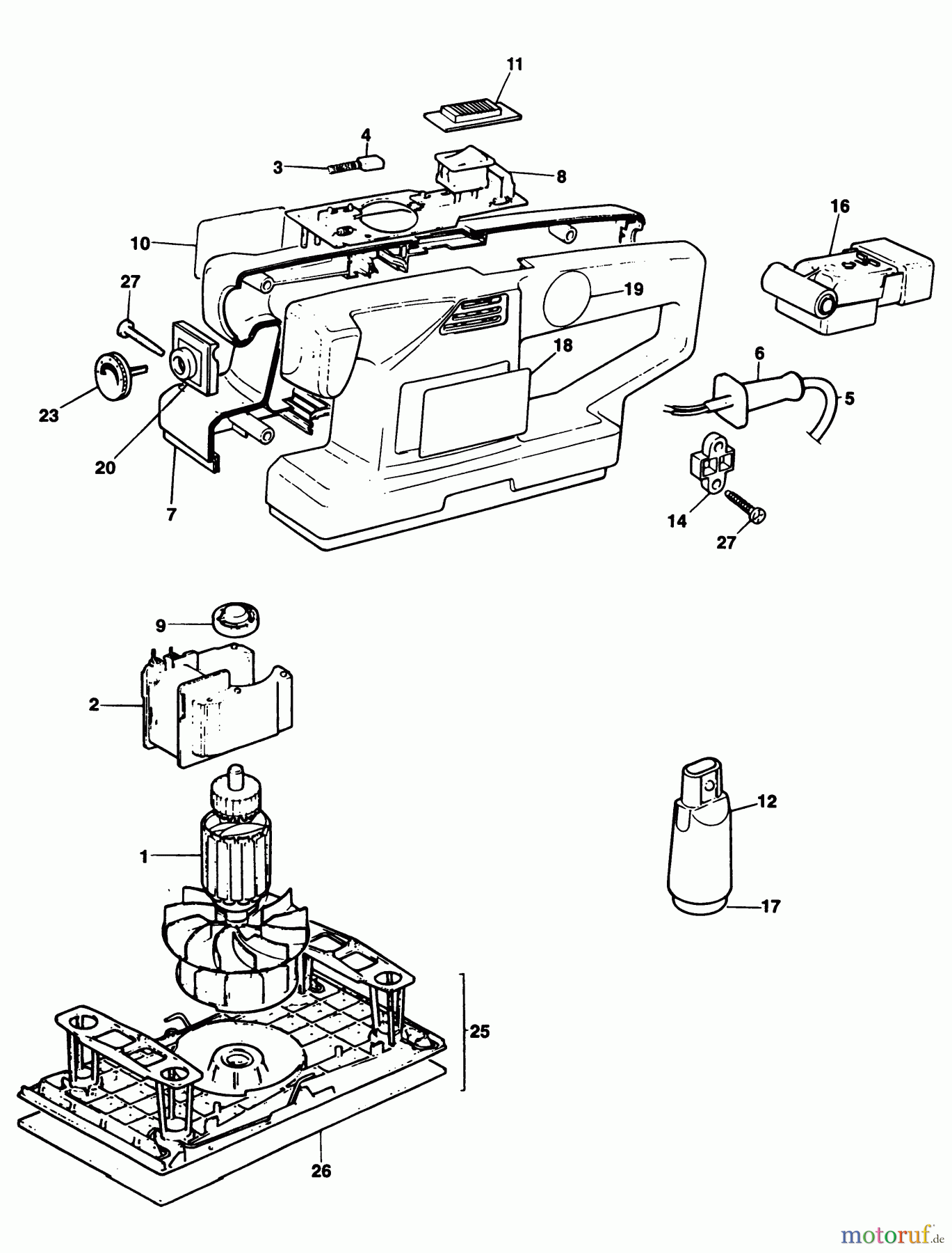 BLACK+DECKER INNENAUSSTATTUNG ABSCHLEIFGERÄT SCHLEIFER BD179E Seite 1