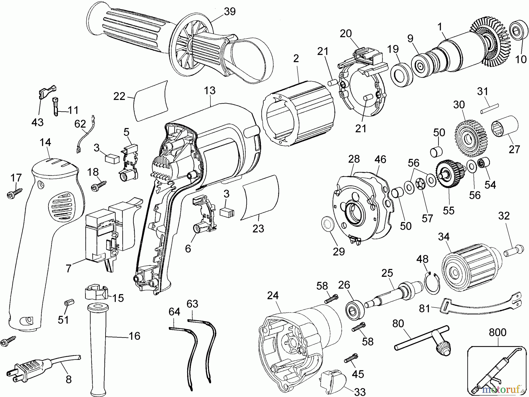 DEWALT Divers BOHRER DW231 Seite 1