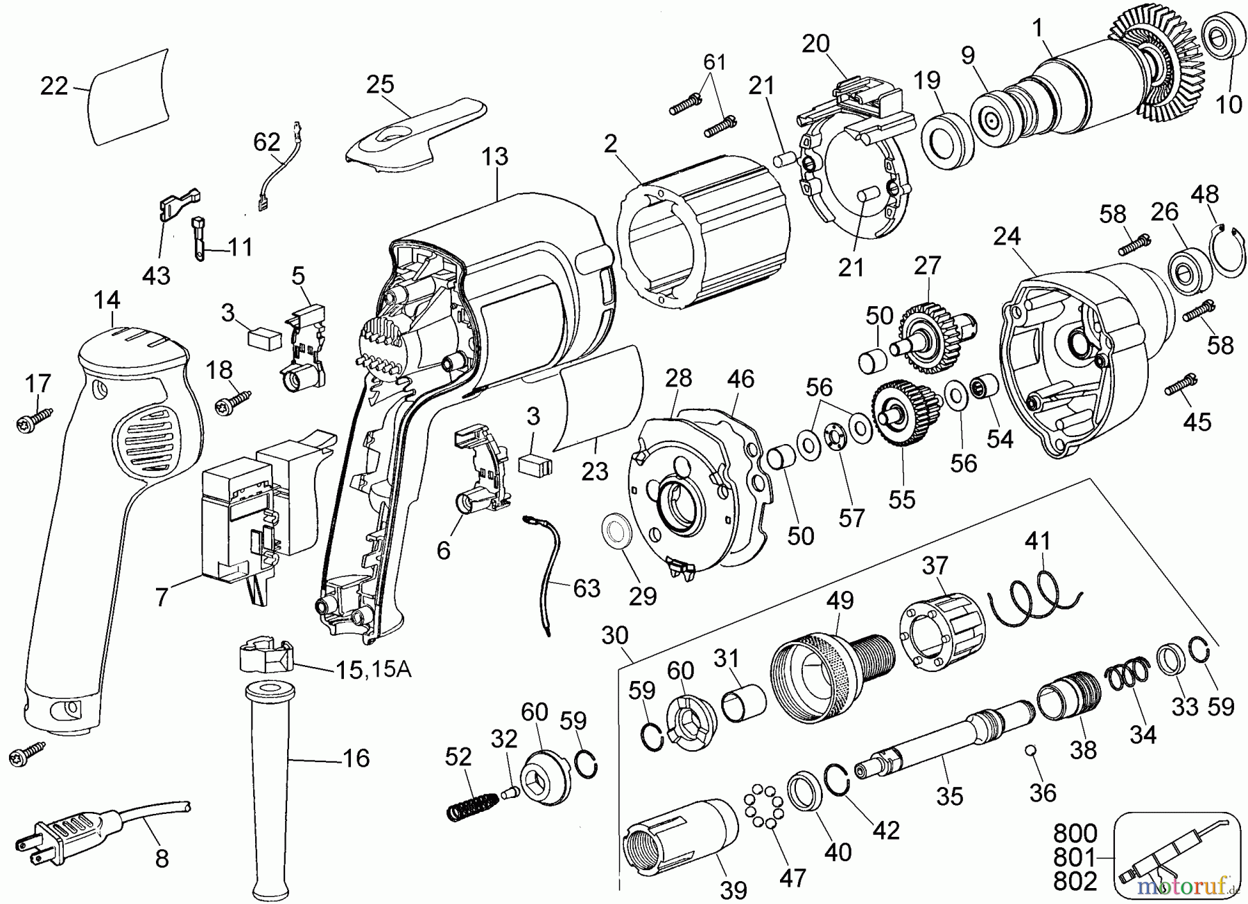 DEWALT SCHRAUBER SCHRAUBENDREHER SCHRAUBENDREHER DW269 Seite 1