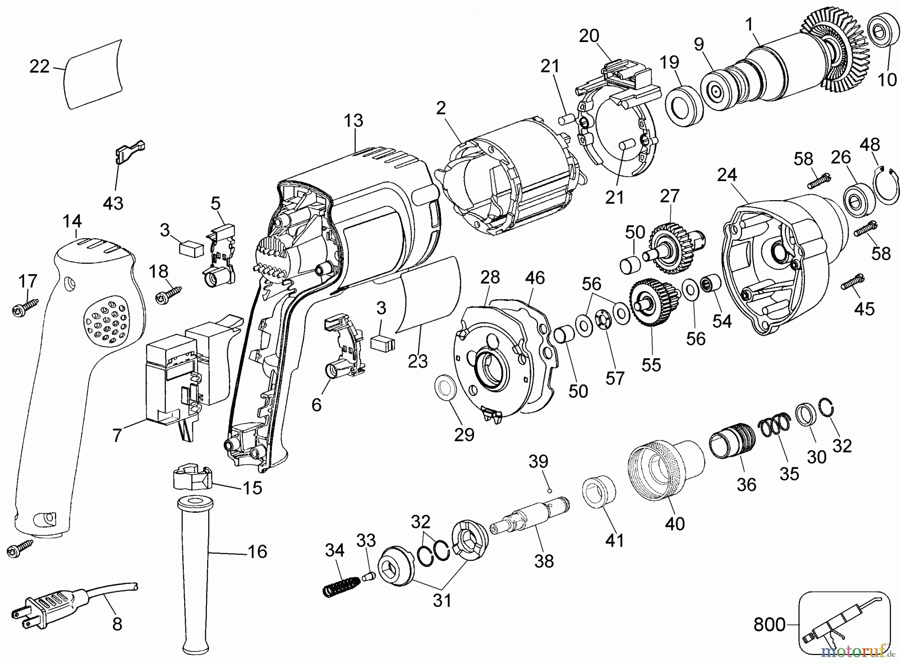  DEWALT Divers POS CLUTCH SCRDRVR DW282 Seite 1