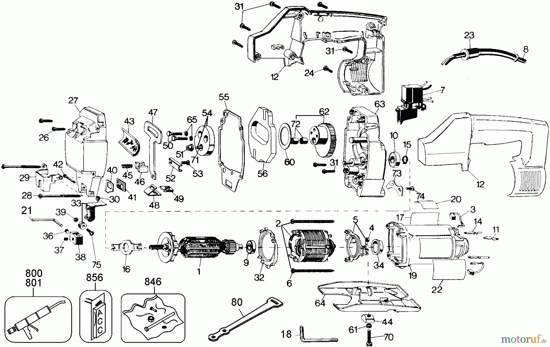 DEWALT HOLZARBEITEN PUTZSÄGEN VAR SPEED JIG SAW D313-04 Seite 1