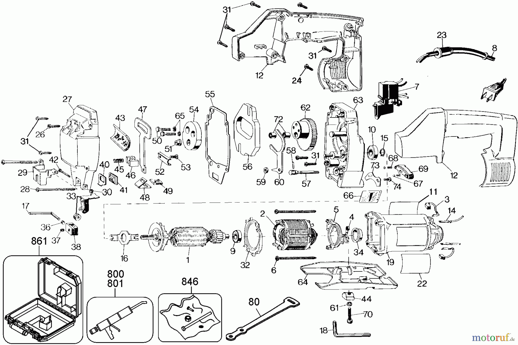 DEWALT Divers VS JIGSAW KIT D318K-04 Seite 1