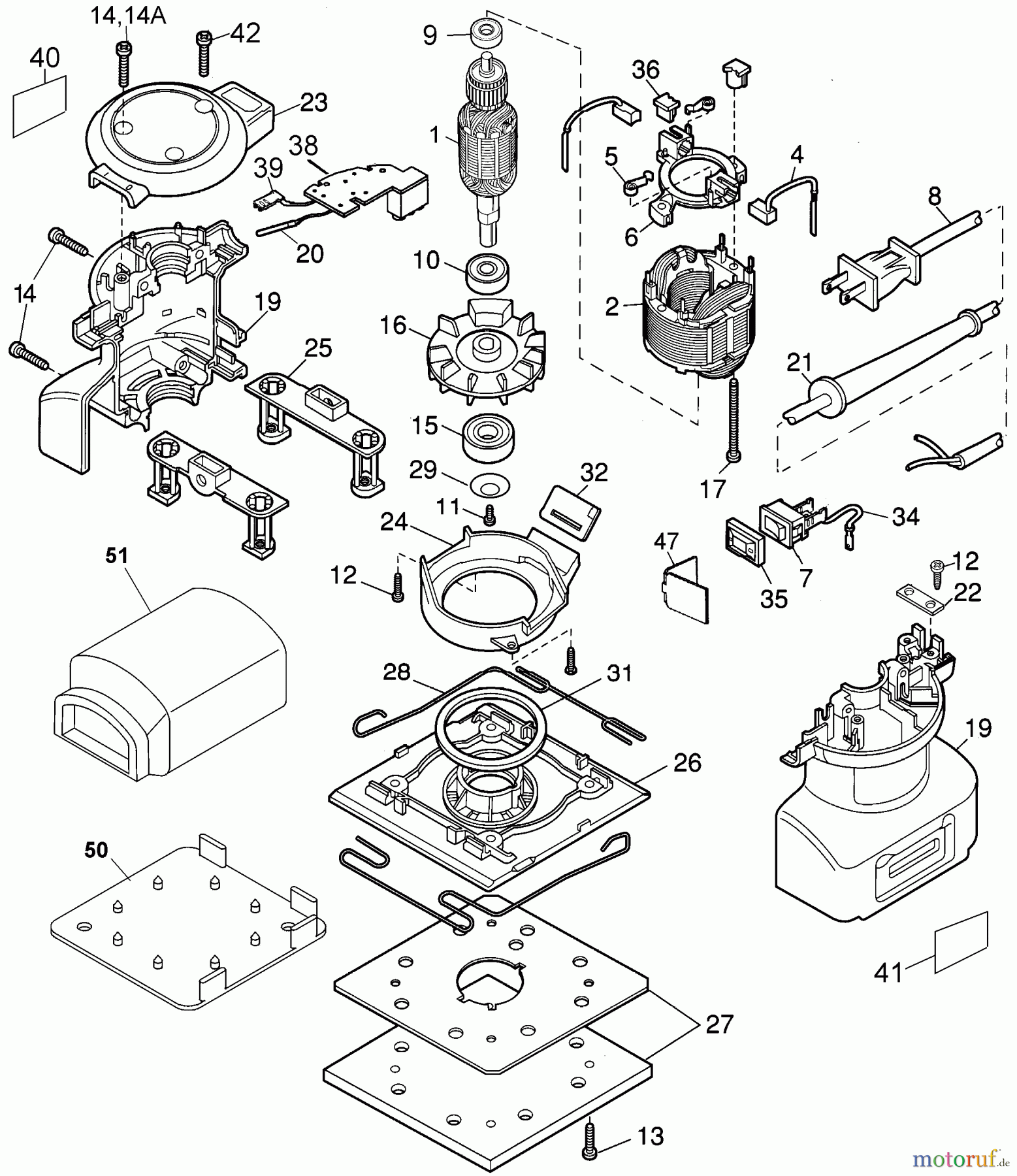 DEWALT Divers ZWEIHANDSCHLEIFER DW411V Seite 1