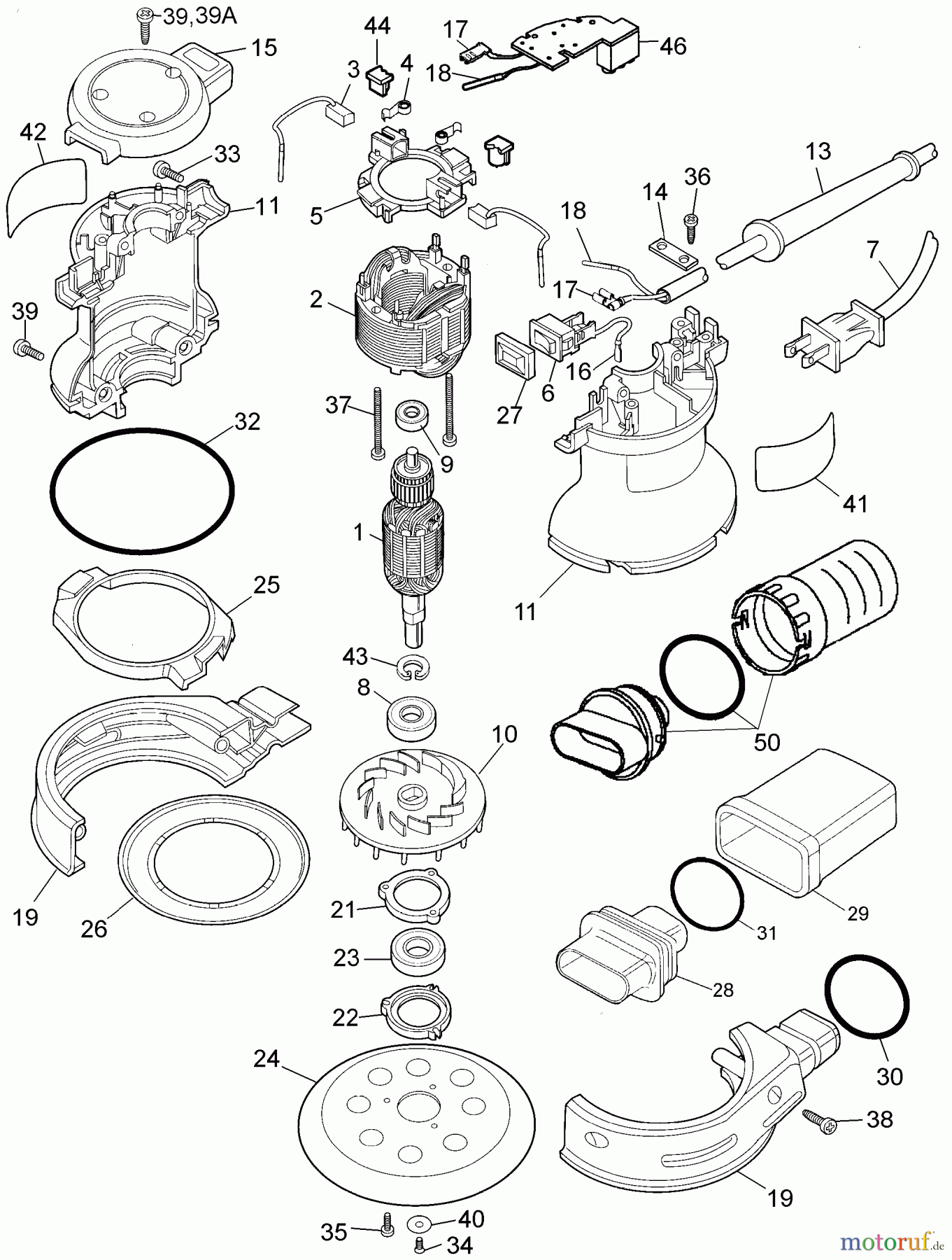 DEWALT HOLZARBEITEN EXZENTERSCHLEIFER EKZENTERSCHLEIFER DW421 Seite 1