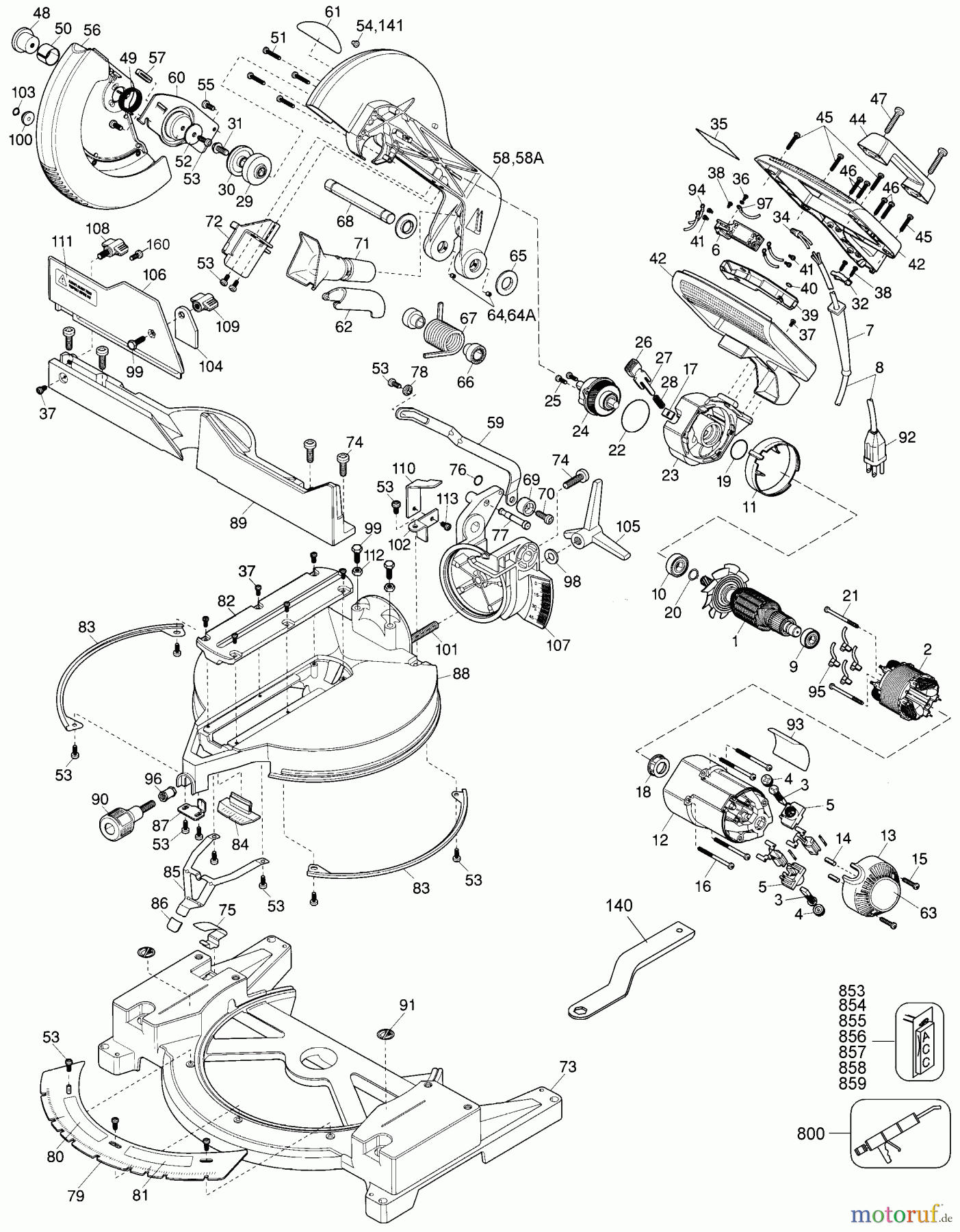 DEWALT HOLZARBEITEN Gehrungssägen SAW CANADA DW D705-04 Seite 1