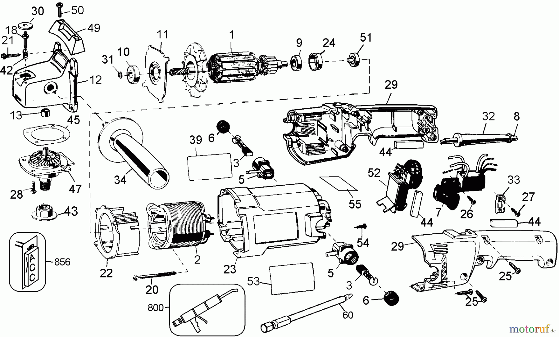 OEM Black und Decker Divers 7IN/9IN POLISHER 2 SPEED ET1490 Seite 1