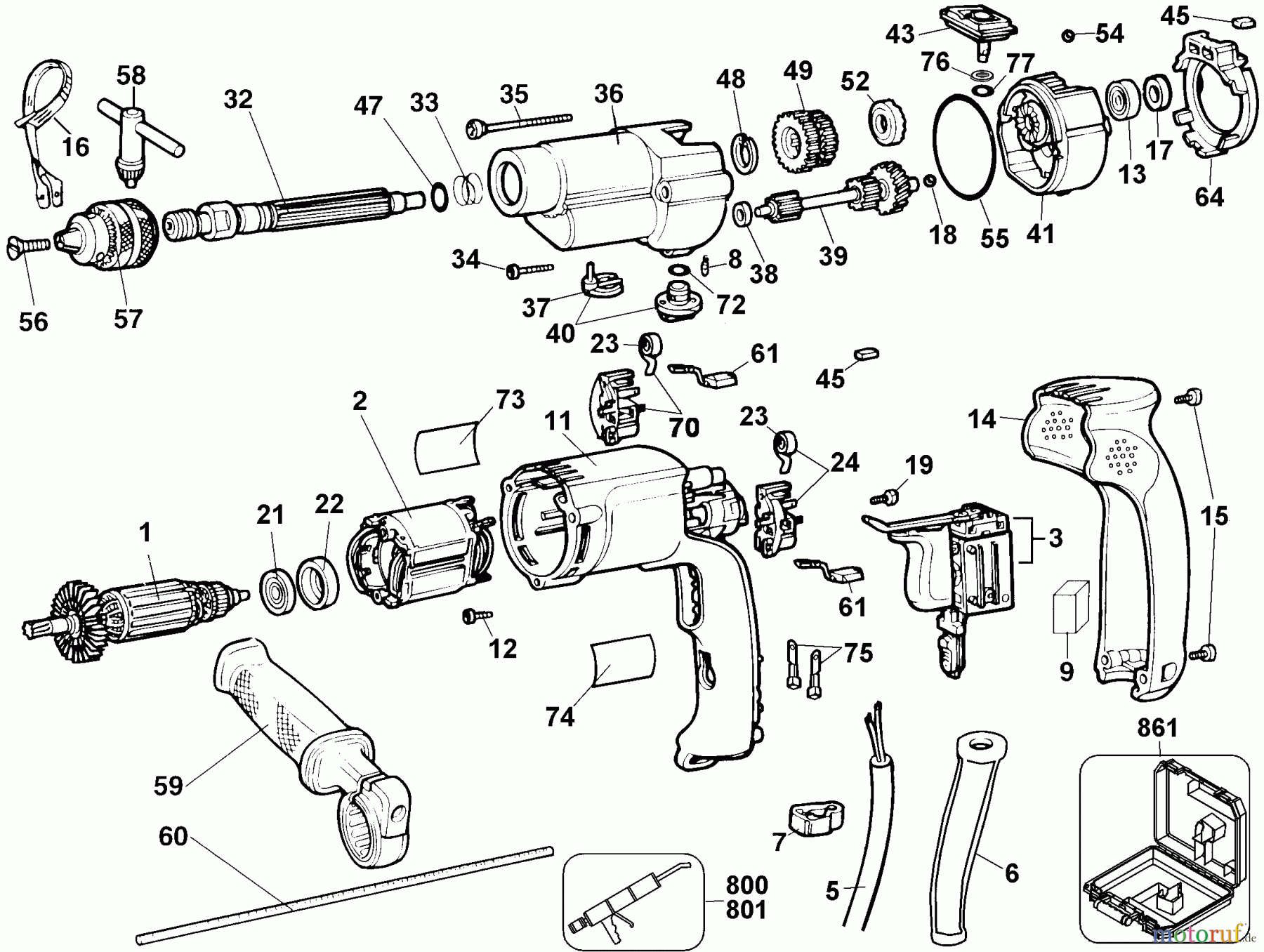  OEM Black und Decker Divers 23631 26726 Seite 1