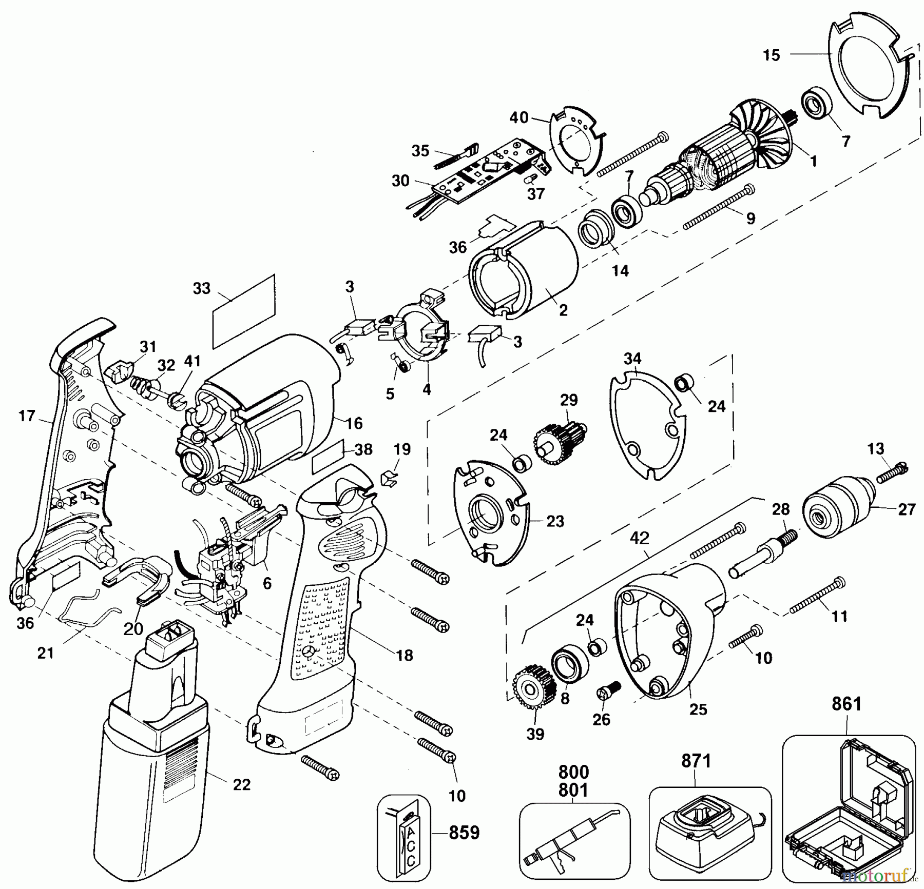 DEWALT Divers 3/8 VSR DRIV.DR DW947K Seite 1