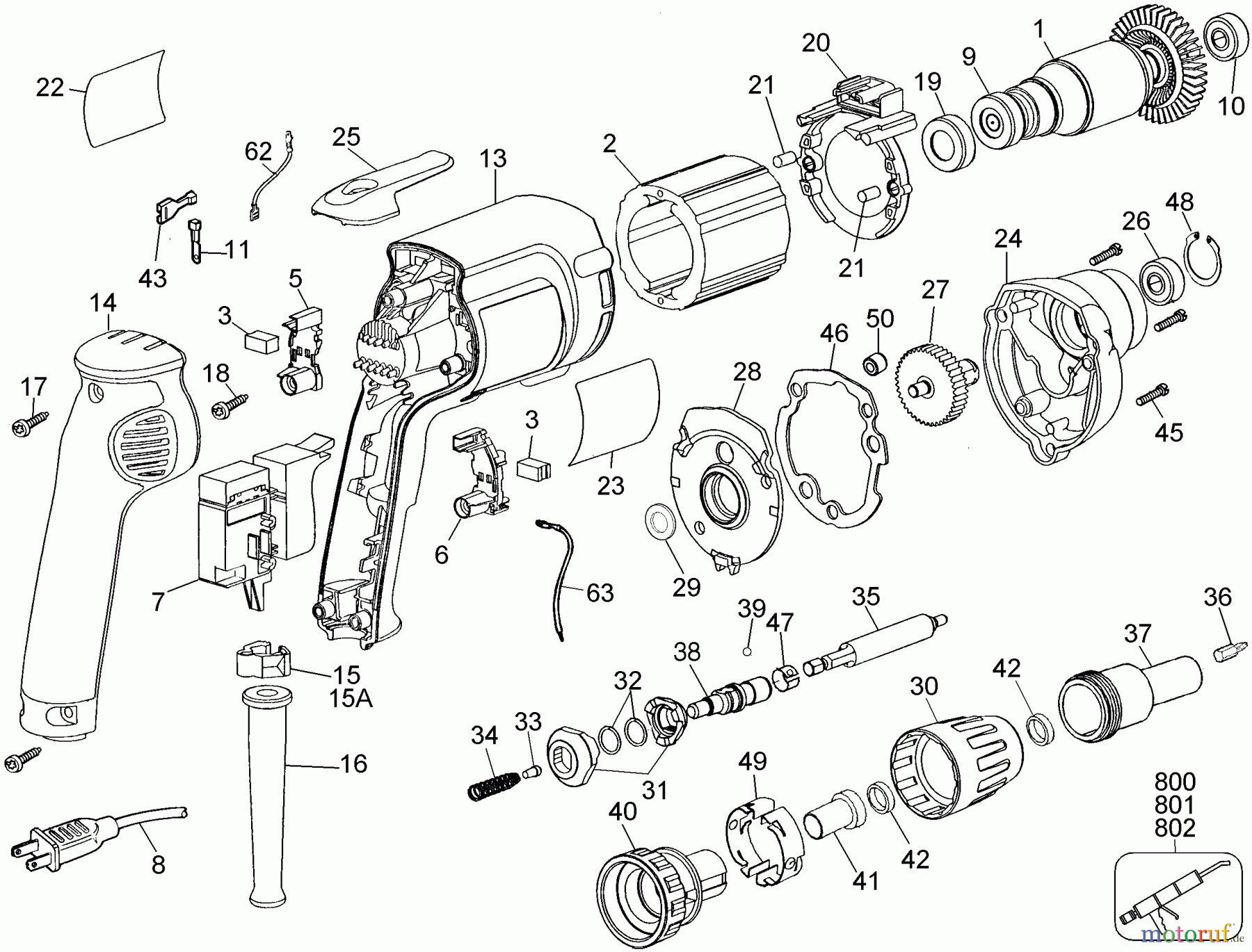  OEM Black und Decker Divers DRYWALL SCRUGUN G4063 Seite 1