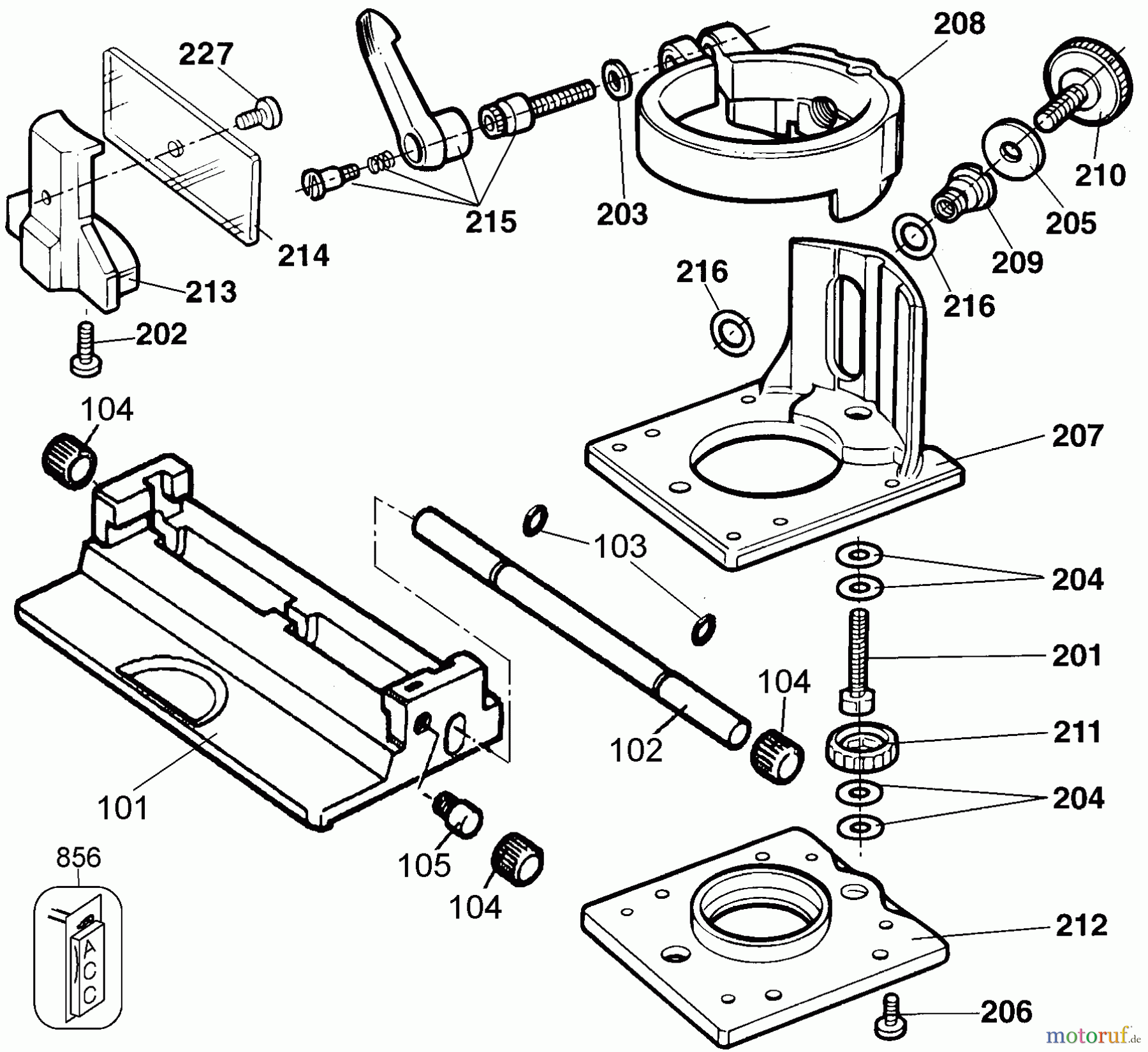  BLACK+DECKER PROFESSIONELL OBERFRÄSEN, ABRICHTHOBELMASCHINEN UND FRÄSER NAHTSCHWEISSBODENPL. 3278 Seite 1