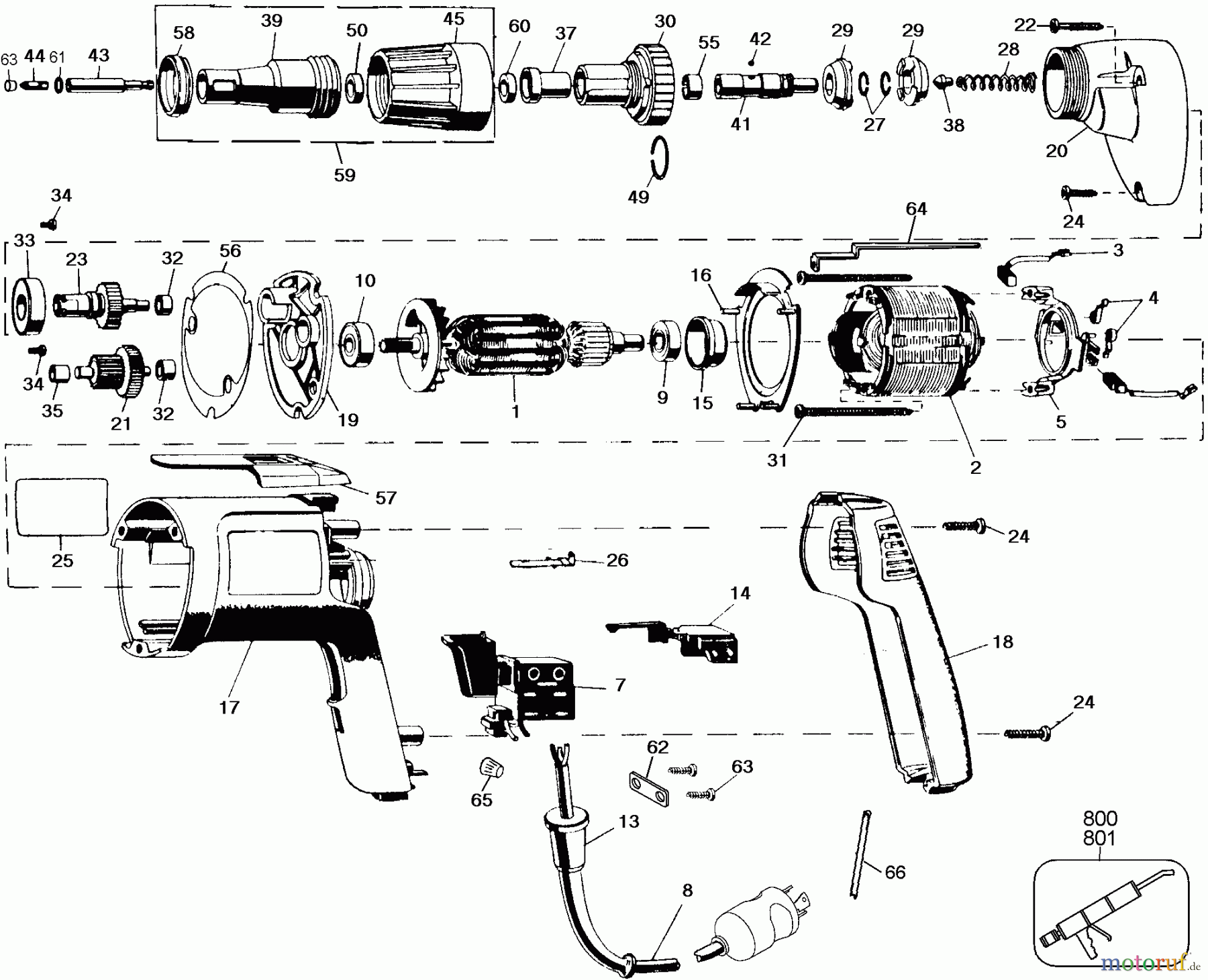 BLACK+DECKER INNENAUSSTATTUNG SCHRAUBENDREHER, KNARREN UND SCHRAUBENSCHLÜSSEL SCREWDR.W/WHIP 2037W Seite 1