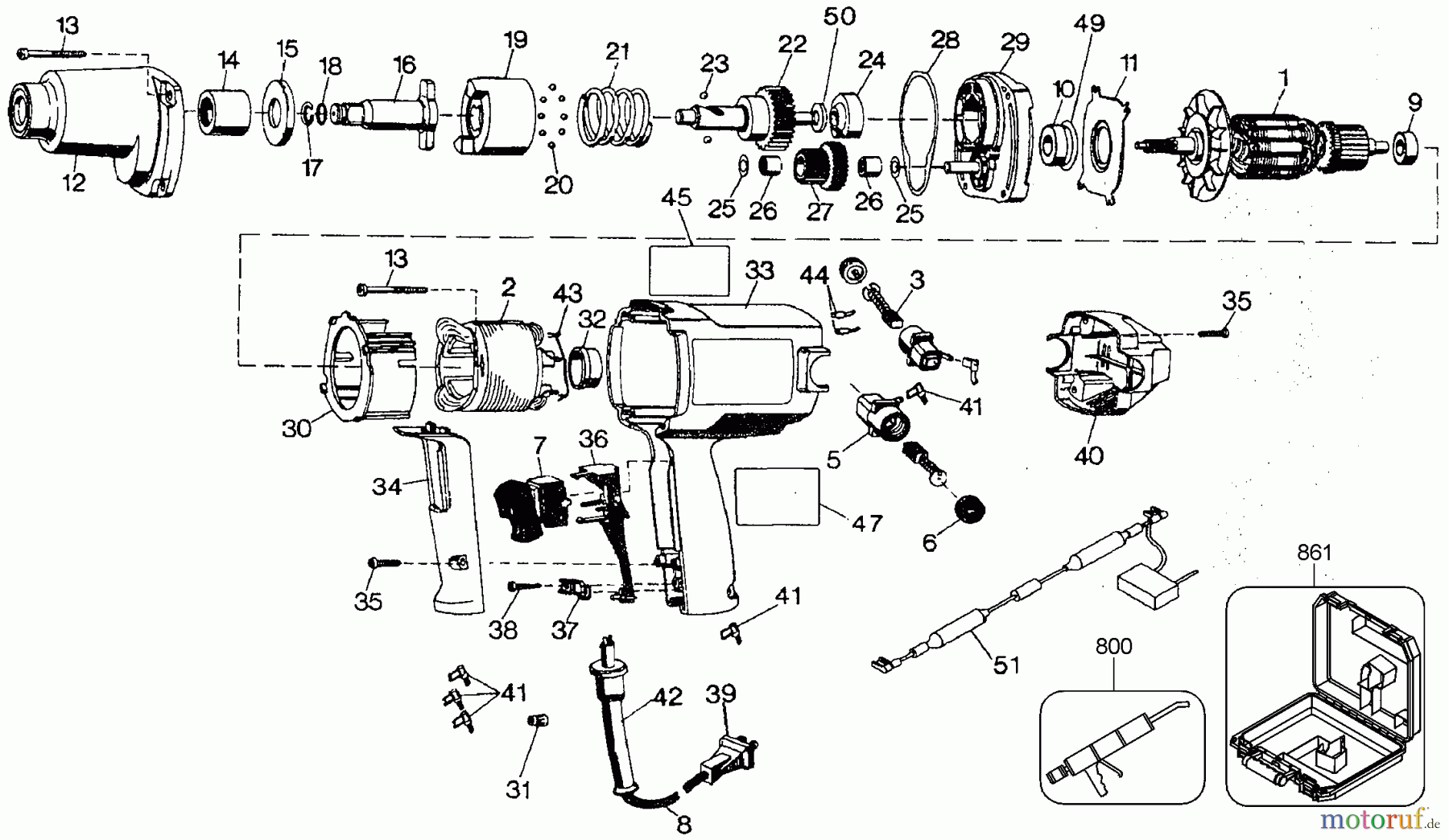  BLACK+DECKER PROFESSIONELL SCHRAUBENDREHER, KNARREN UND SCHRAUBENSCHLÜSSEL SCHLAGSCHRAUBENSCHL. 2674-39 Seite 1