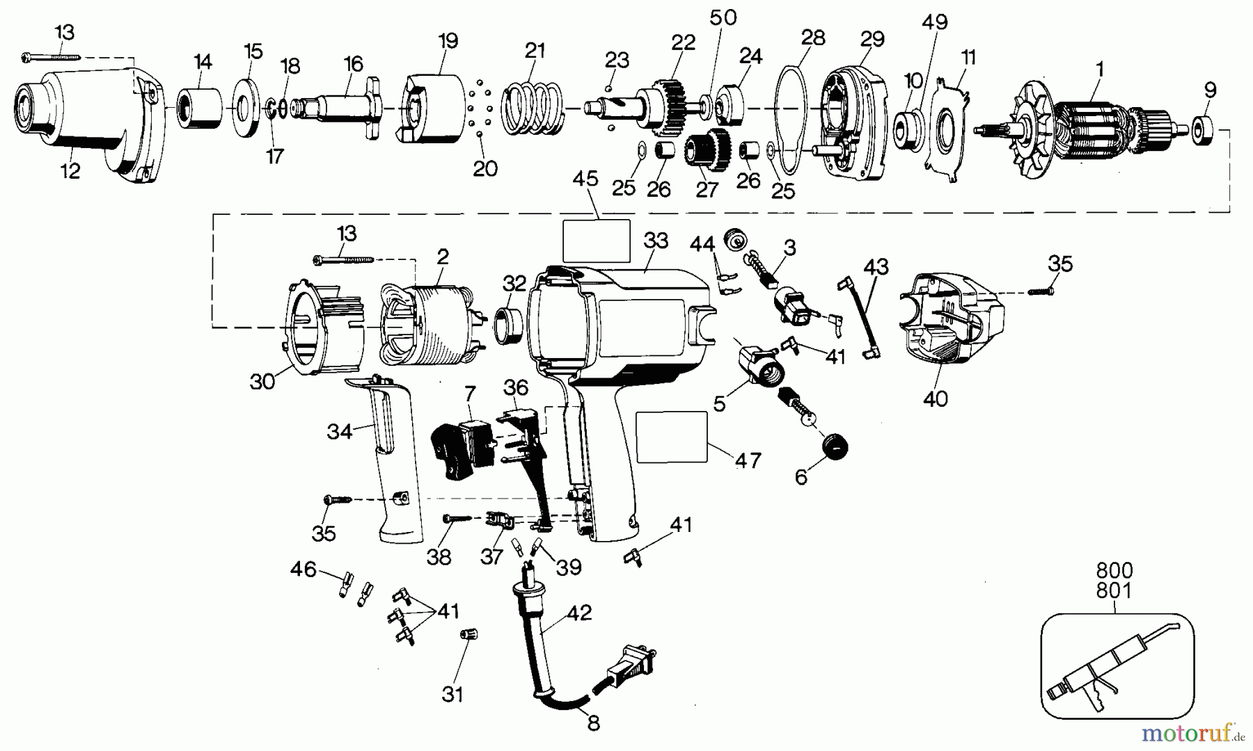  BLACK+DECKER PROFESSIONELL SCHRAUBENDREHER, KNARREN UND SCHRAUBENSCHLÜSSEL SCHLAGSCHRAUBENSCHL. 2674-40 Seite 1
