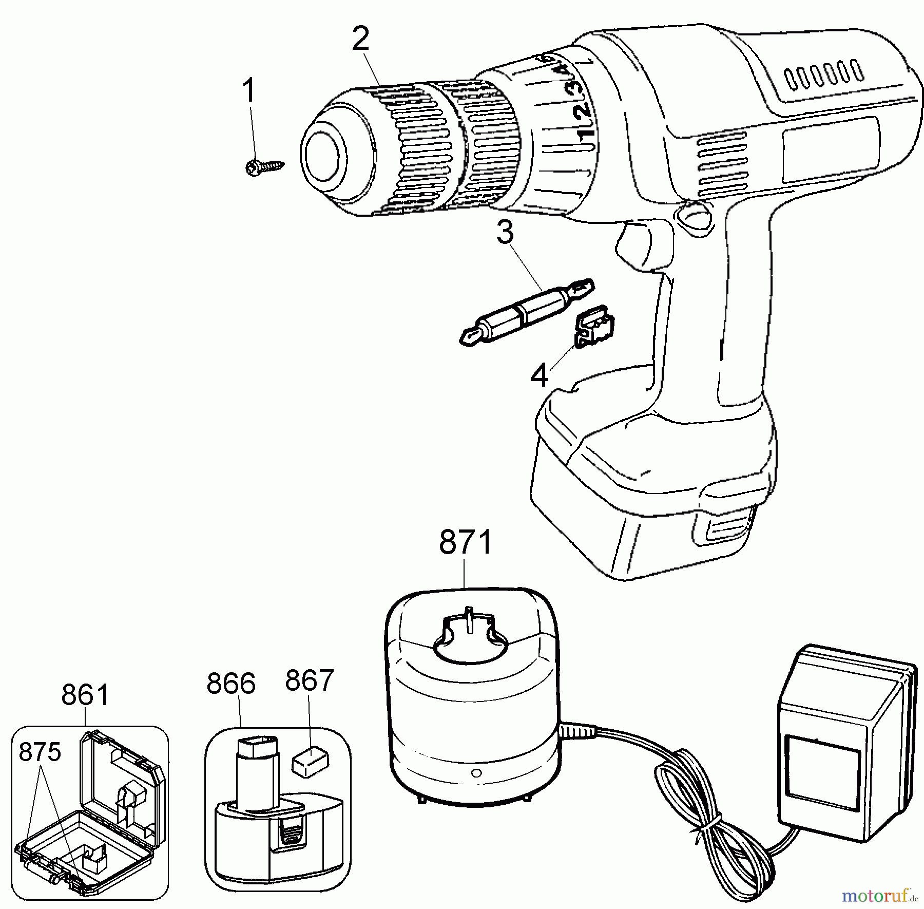 BLACK+DECKER Divers 14.40V JADE DRILL PS3625K Seite 1