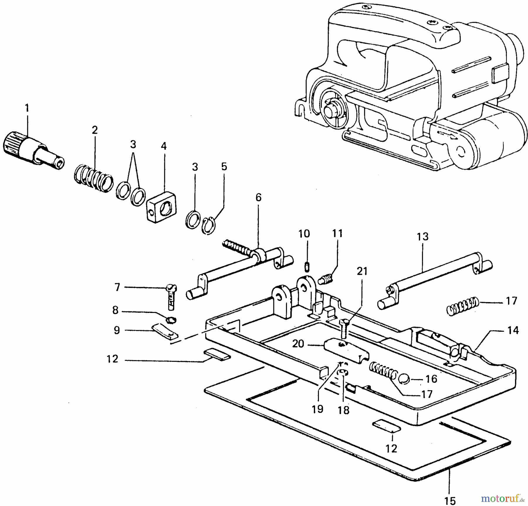  BLACK+DECKER INNENAUSSTATTUNG ABSCHLEIFGERÄT SAND.FRAME F/4023/4024 BS 36070 Seite 1