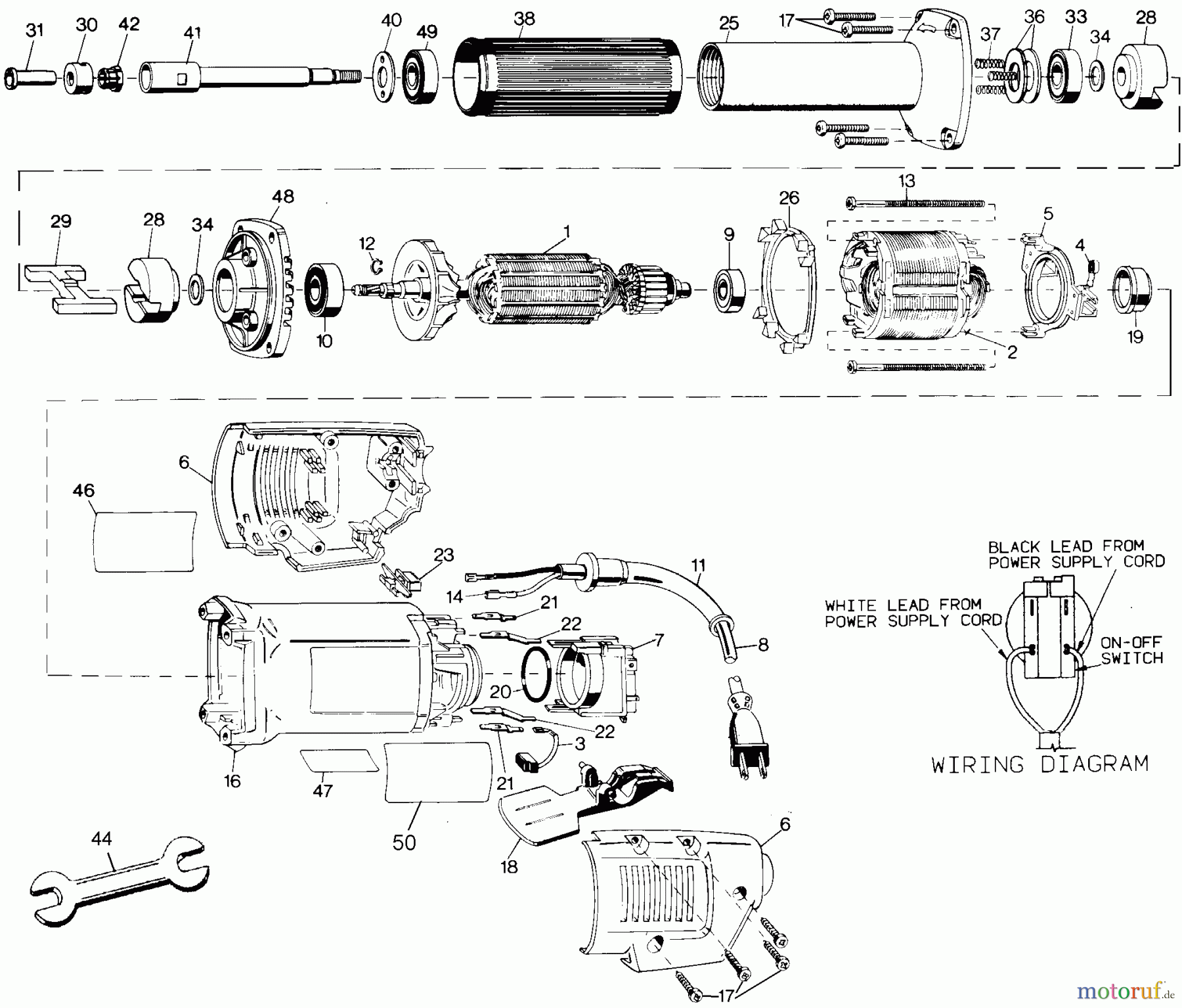 BLACK+DECKER PROFESSIONELL SCHLEIFMASCHINEN, POLIERMASCHINEN UND EINFÄDLER FORMSCHLEIFER 4287 Seite 1