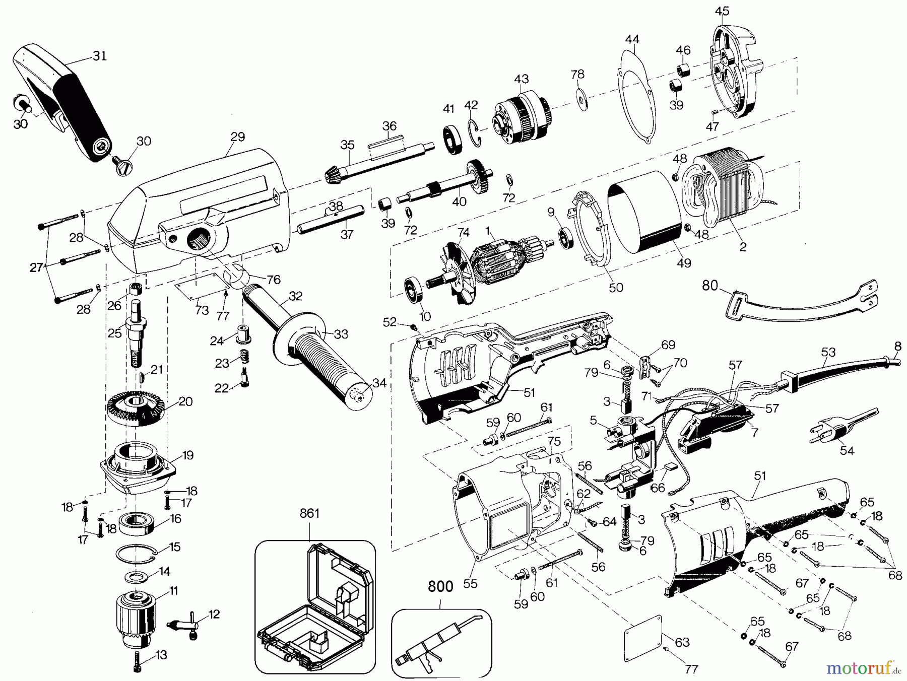BLACK+DECKER PROFESSIONELL BOHRER, MAGNETBOHRMASCHINE, GEWINDESCHNEIDER M/S SERIES TIMBERWOLF 5158 Seite 1