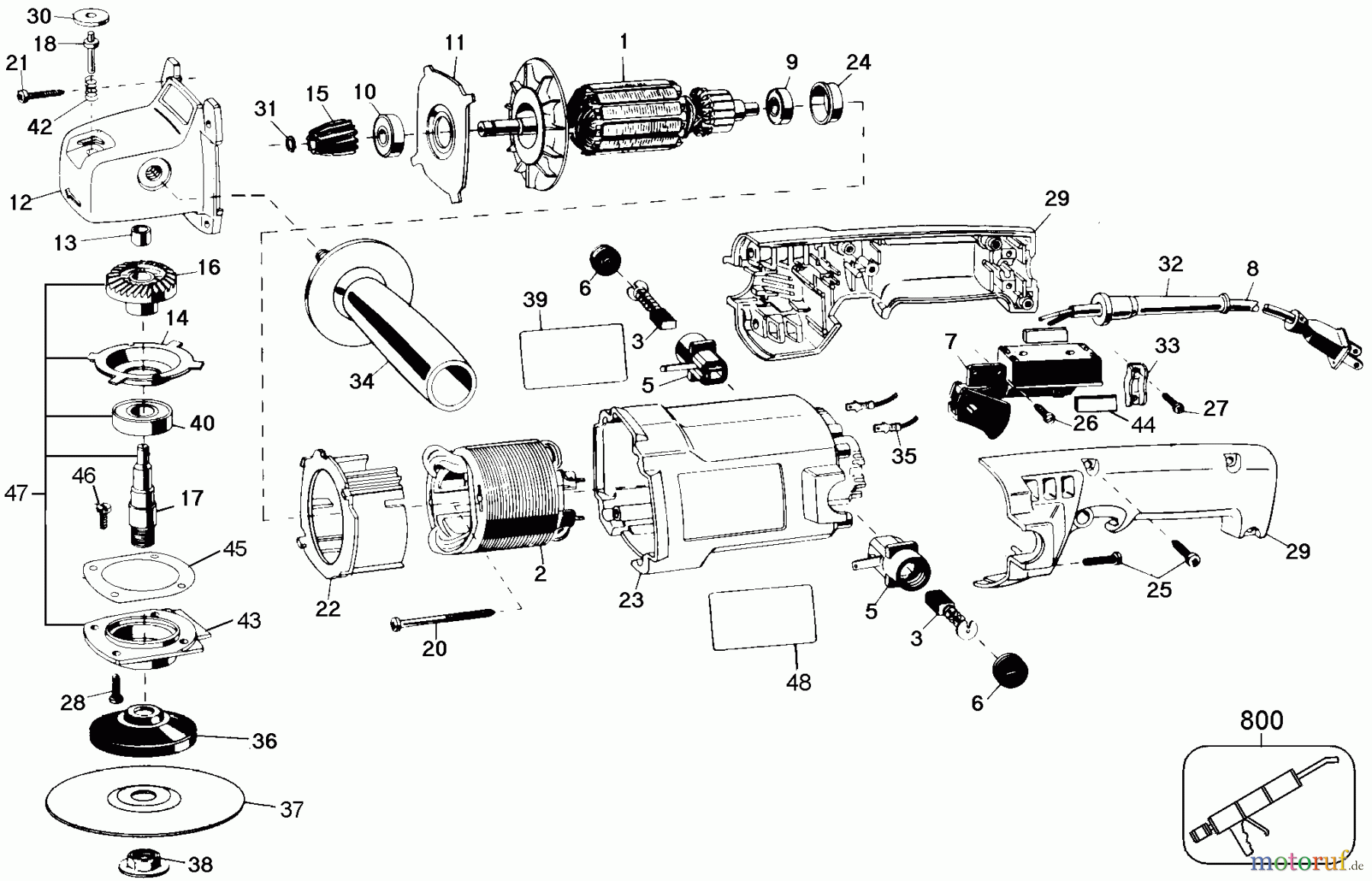 BLACK+DECKER PROFESSIONELL SCHLEIFMASCHINEN, POLIERMASCHINEN UND EINFÄDLER 7 /9 SANDER B6112 Seite 1