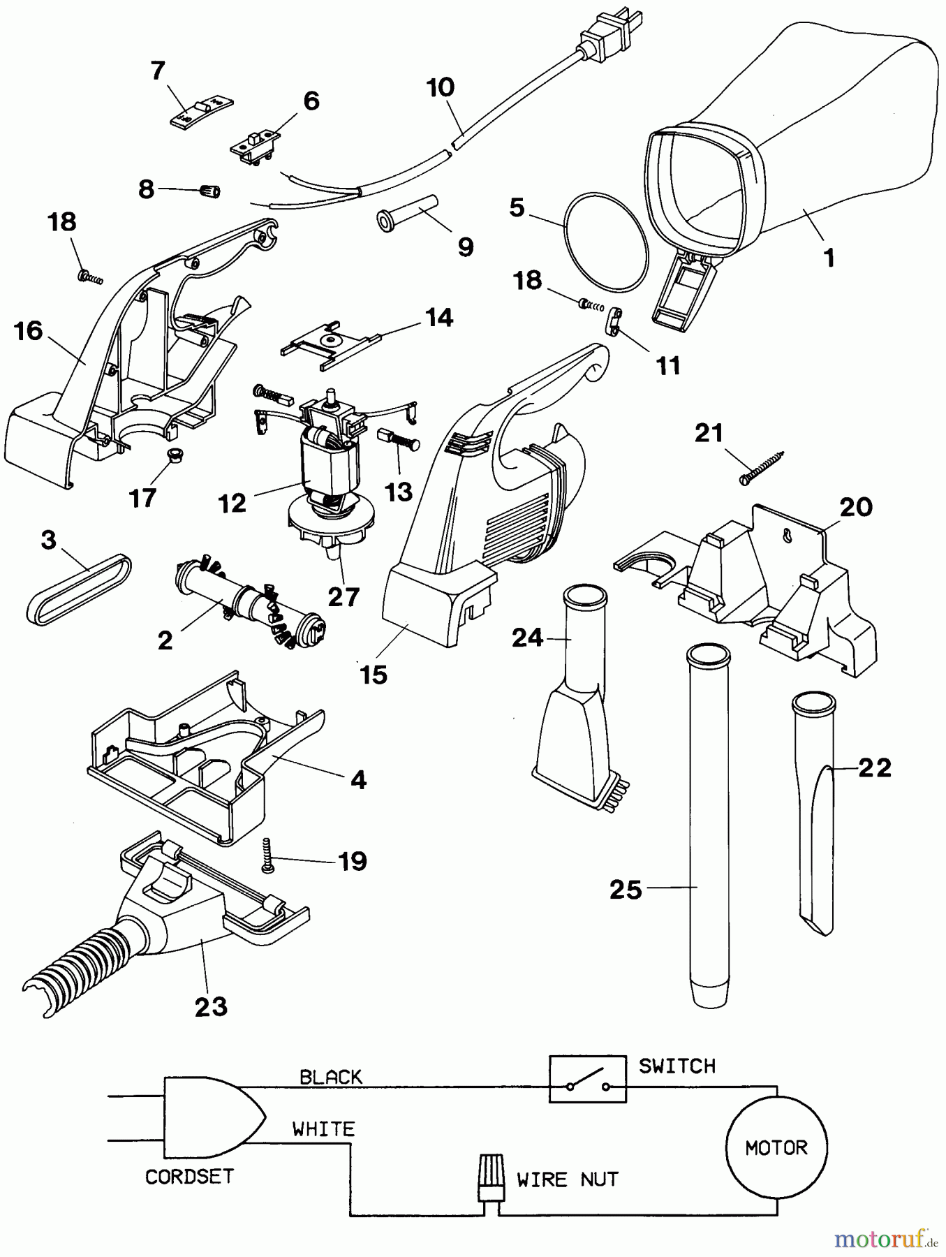 OEM Black und Decker Divers 99999 AC5030-04 Seite 1