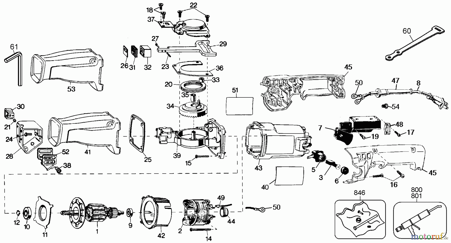 BLACK+DECKER INNENAUSSTATTUNG SÄGE QUANTUM RECIP SAW BD4500 Seite 1