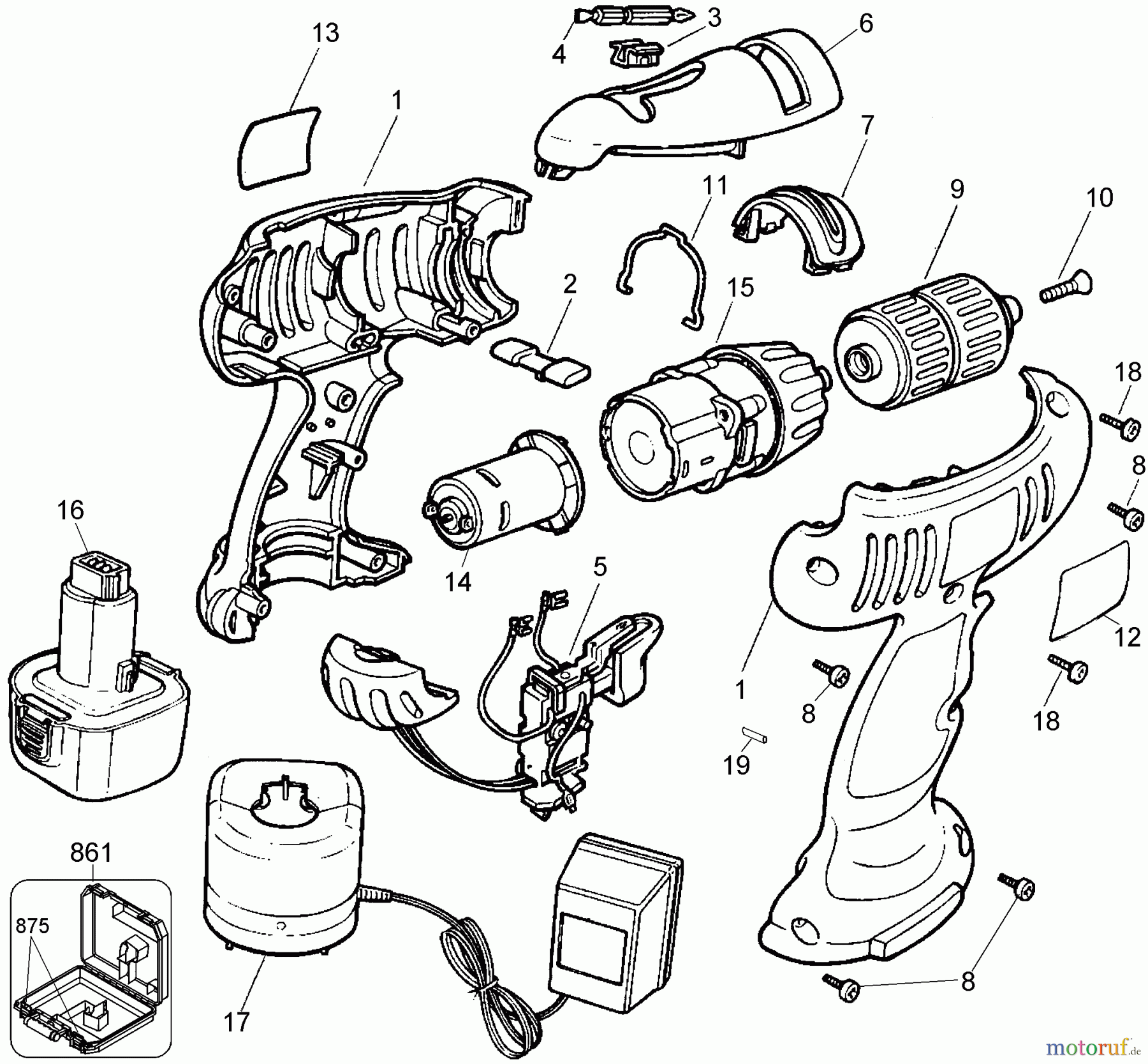 BLACK+DECKER Divers 14.4V CDLS DRILL FS1442K12 Seite 1