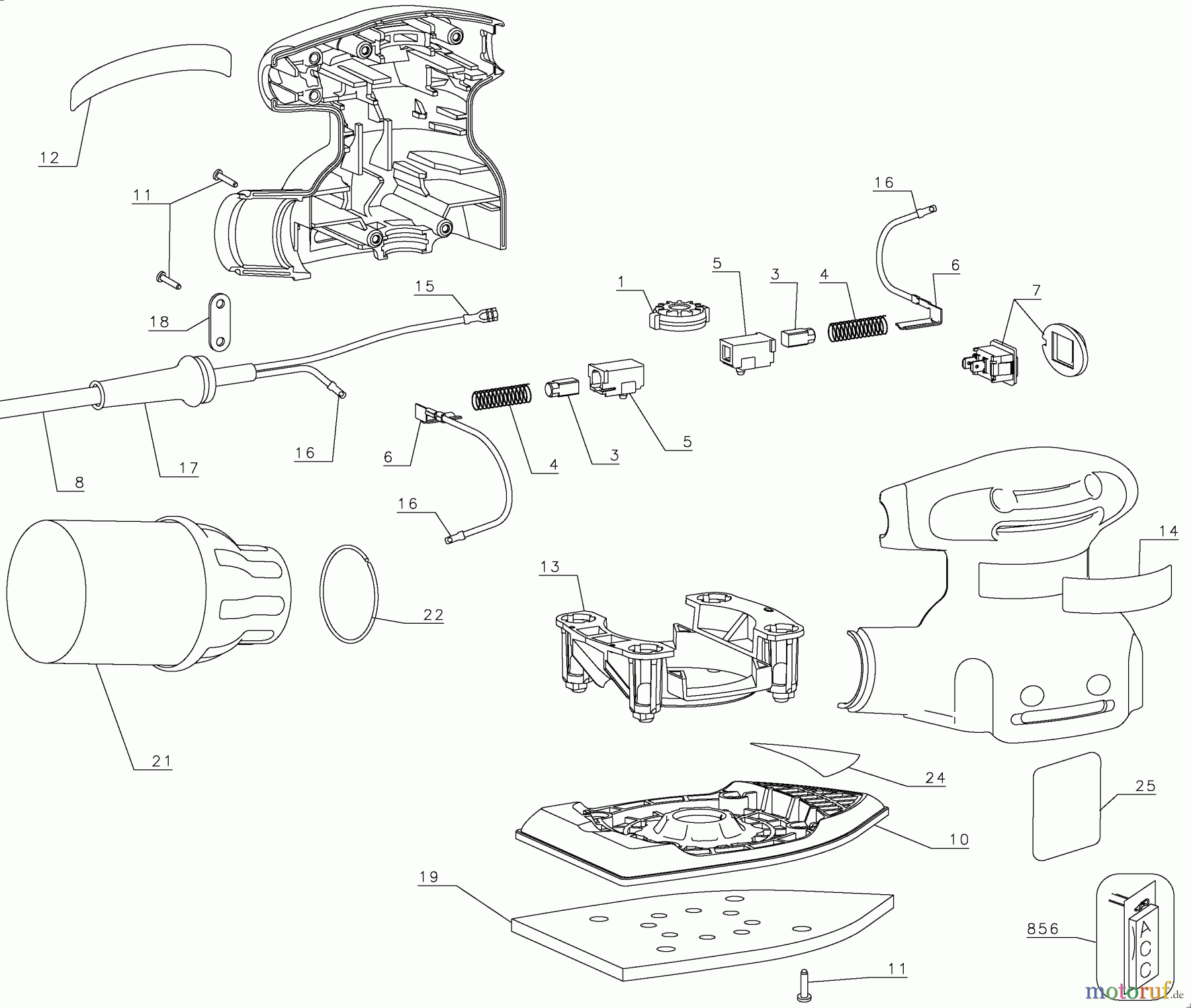 BLACK+DECKER INNENAUSSTATTUNG ABSCHLEIFGERÄT SANDSTORM 2 I 1 SANDER FS1000 Seite 1