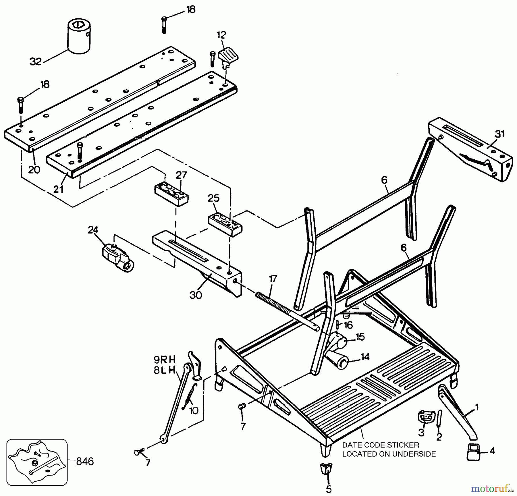 STANLEY AUTOMOTIVE TOOLS JOBBERS, HANDJACKS WHC WORKMATE 79-131 Seite 1