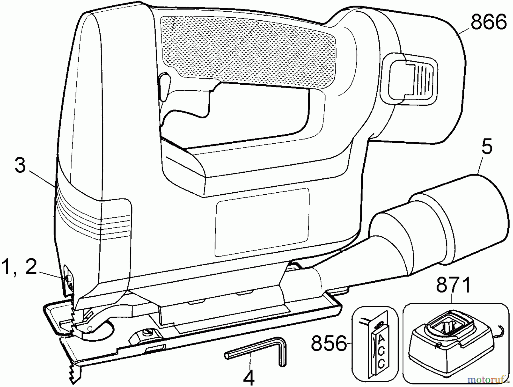 BLACK+DECKER Divers AKKU-STICHSÄGE PS610T Seite 1