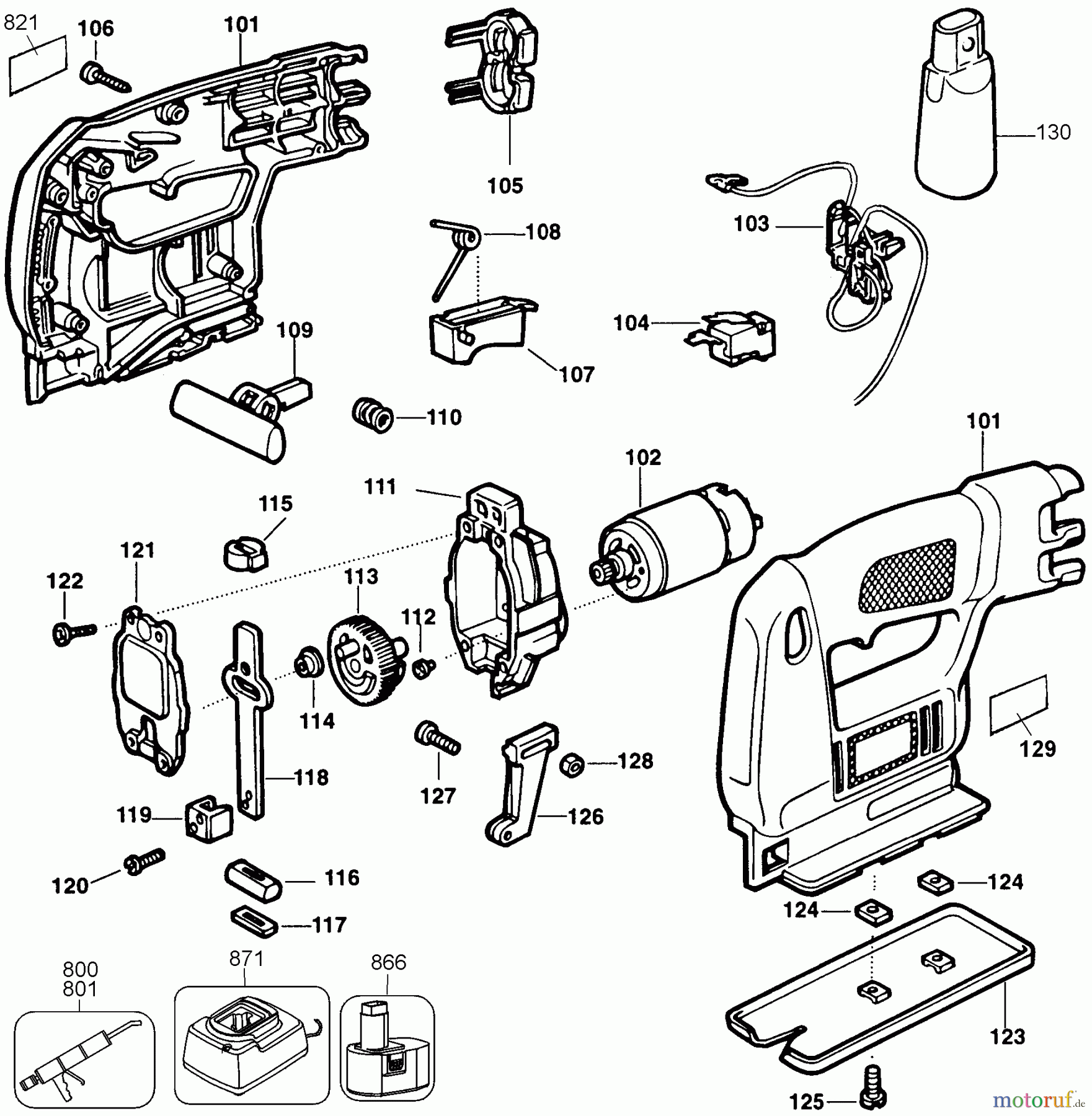  OEM Black und Decker Divers STICHSÄGE 22166 Seite 1
