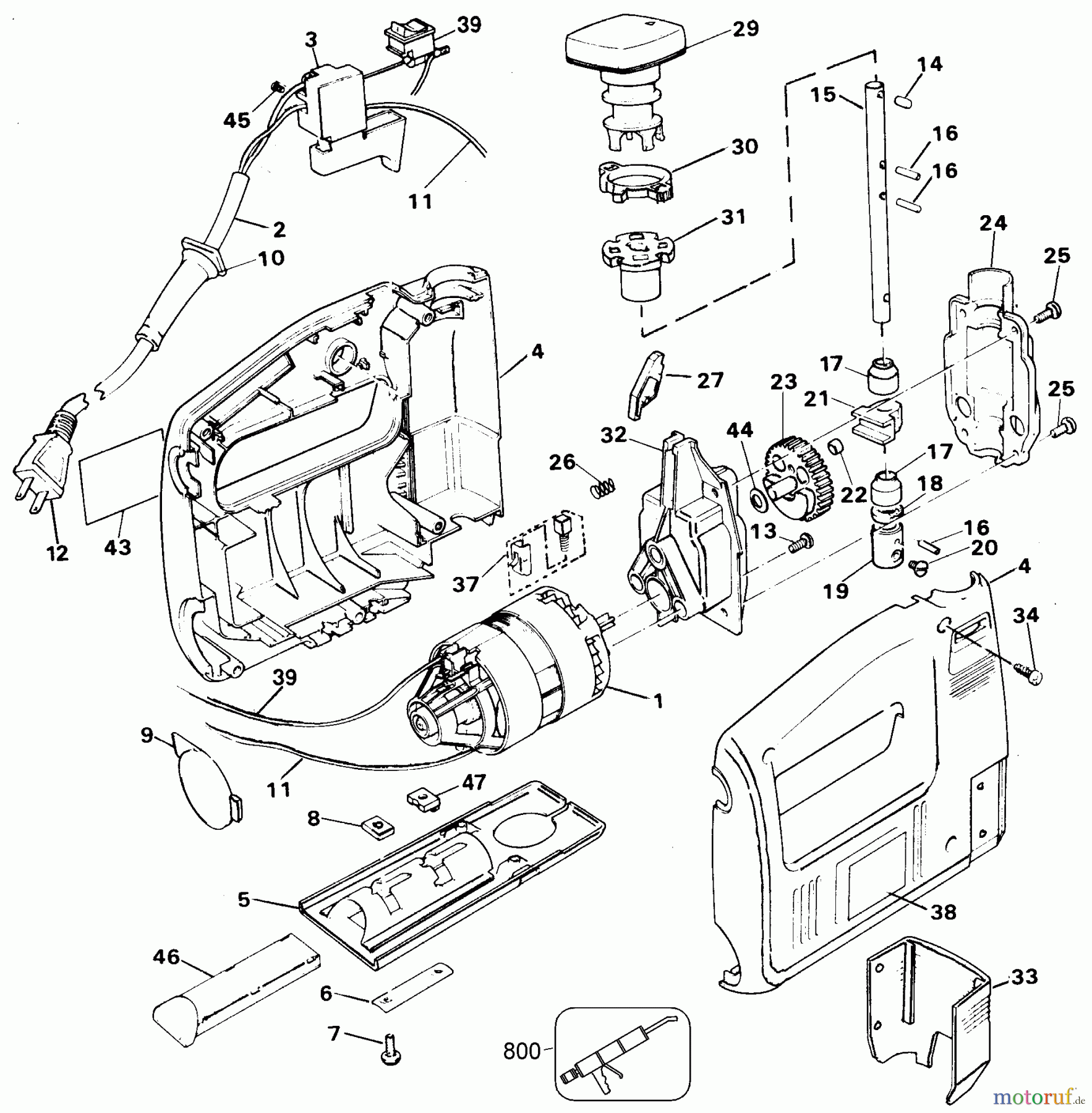 BLACK+DECKER INNENAUSSTATTUNG SÄGE STICHSÄGE 7572 Seite 1