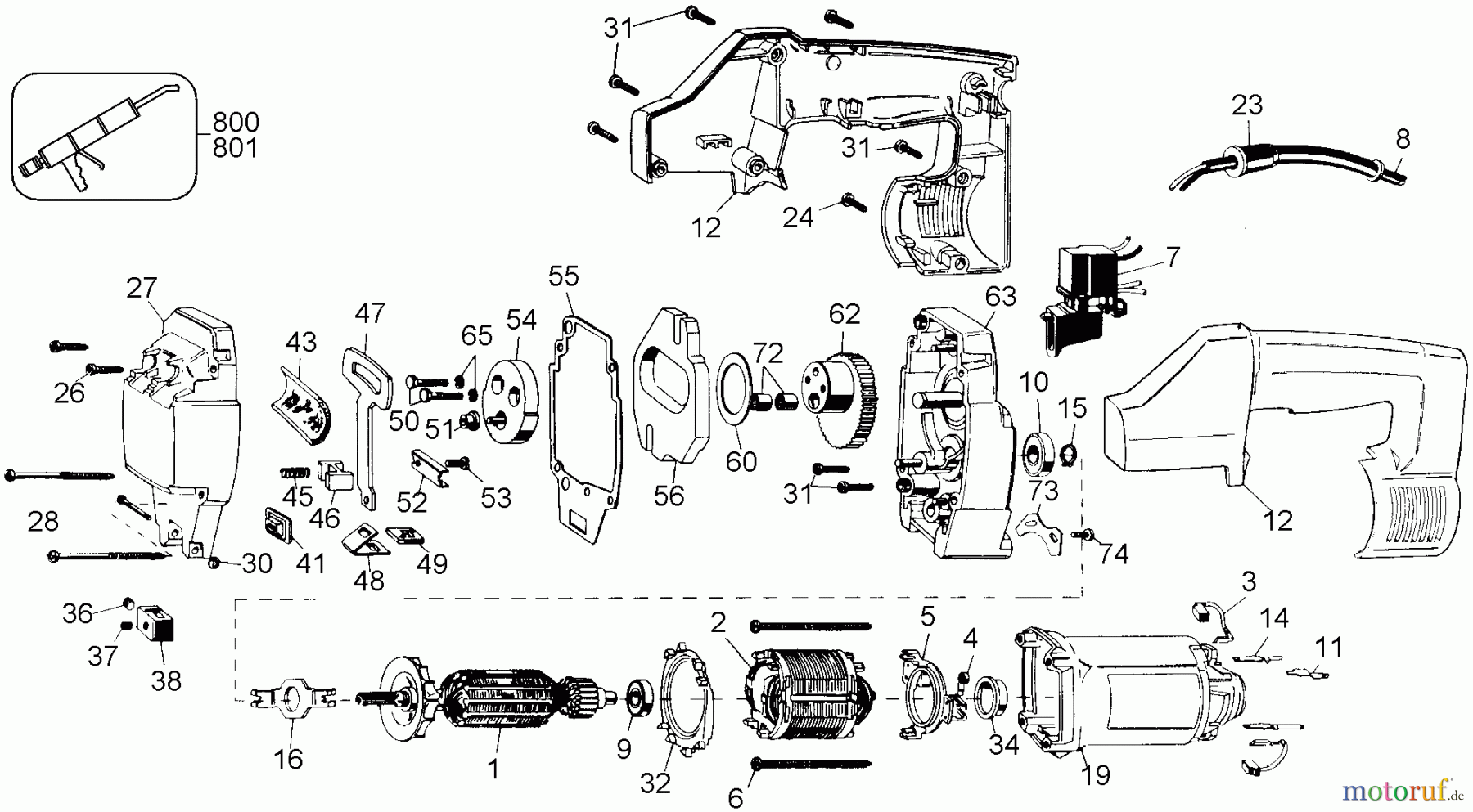 DEWALT HOLZARBEITEN PUTZSÄGEN RED JIG SAW PU3153 Seite 1