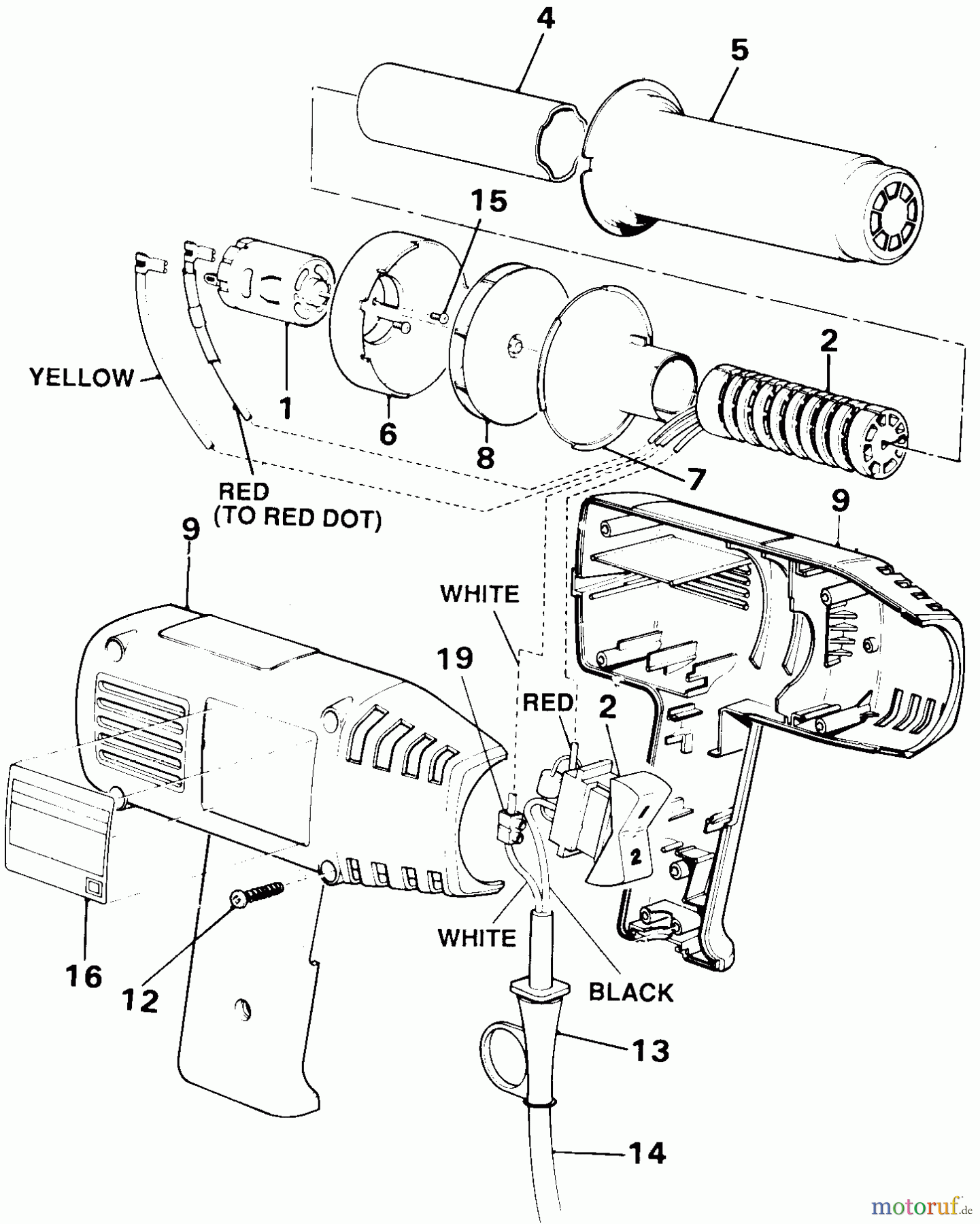  BLACK+DECKER INNENAUSSTATTUNG HEIZKANONEN HEIZPISTOLE 9756 Seite 1