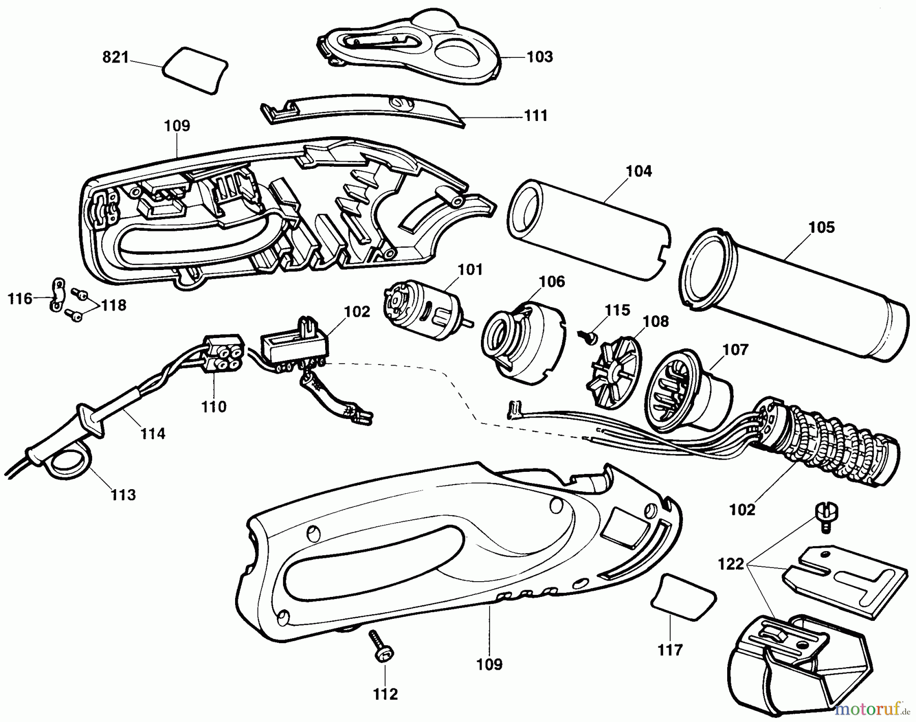BLACK+DECKER INNENAUSSTATTUNG HEIZKANONEN HEIZPISTOLE 9785 Seite 1