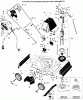 BLACK+DECKER RASENMÄHER, SCHNEEFRÄSEN 18 LWN.MWR. FL.-HANDLE 8019 Ersatzteile Seite 1