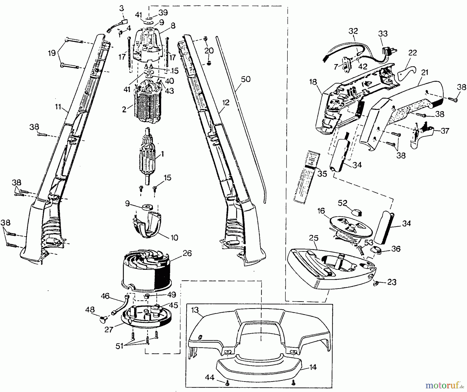 BLACK+DECKER Divers 12 P.B.F. ST.TRIMMER 82332 Seite 1