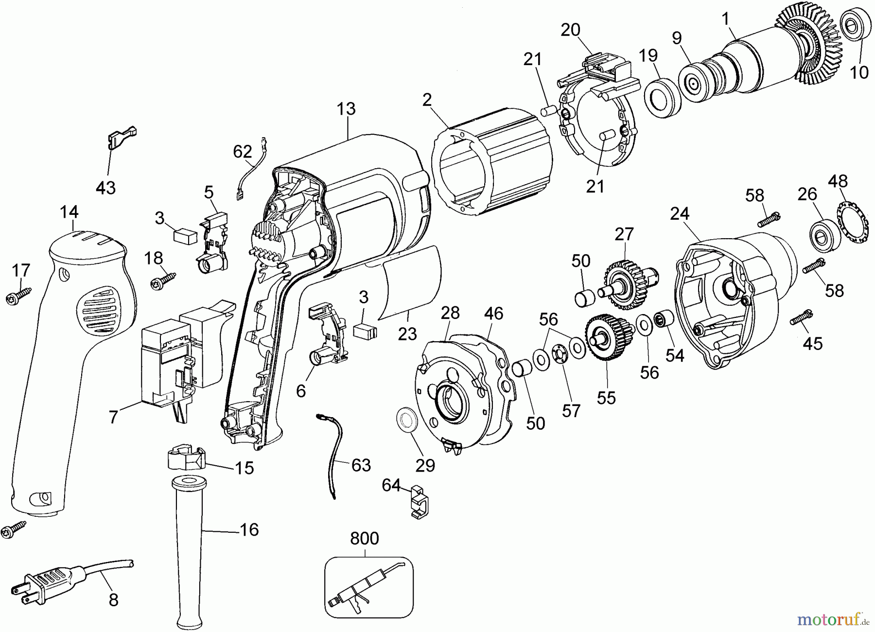 OEM Black und Decker Divers 23215 5355 Seite 1