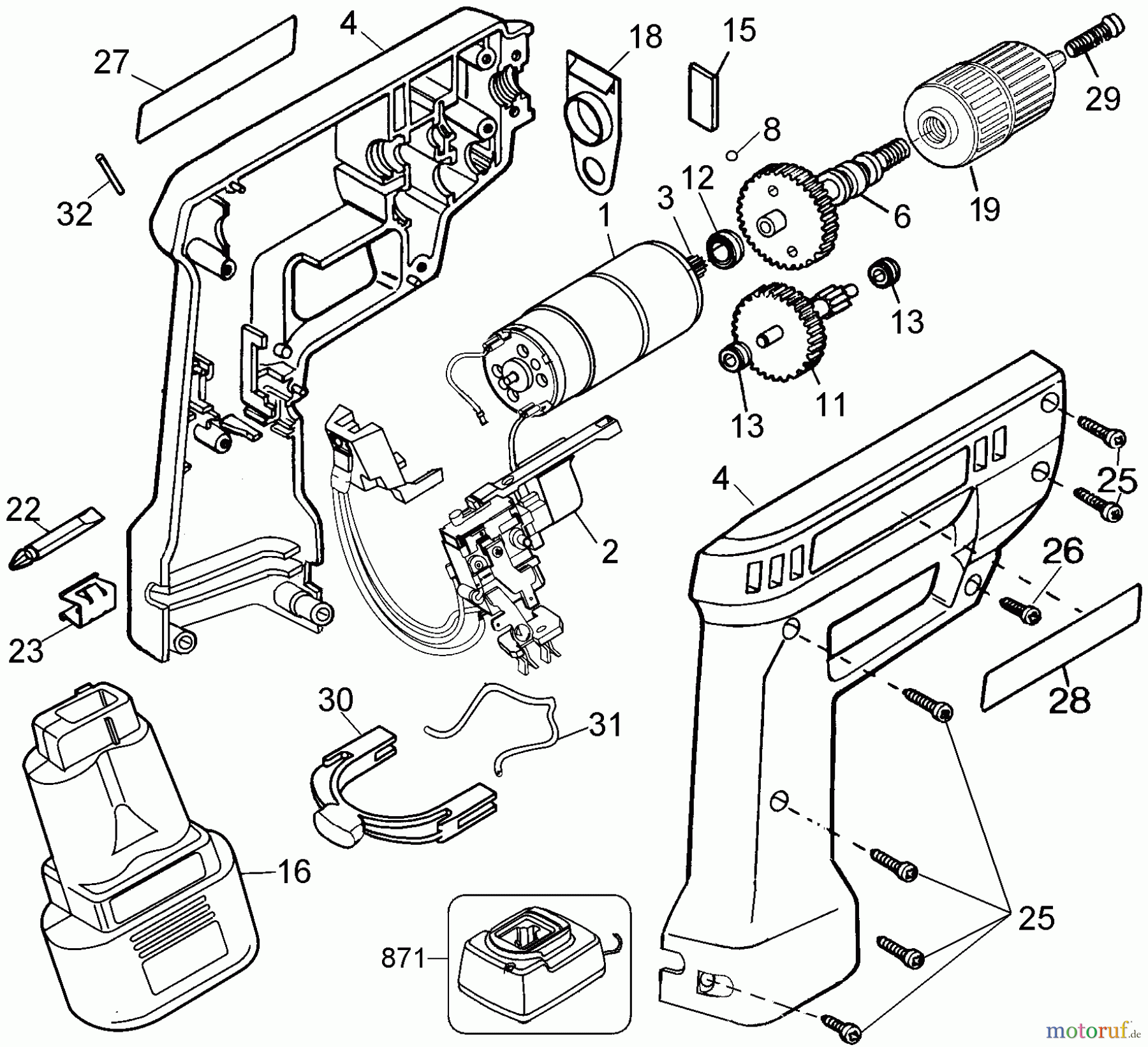  BLACK+DECKER PROFESSIONELL BOHRER, MAGNETBOHRMASCHINE, GEWINDESCHNEIDER 8.4V CDLS.DRILL ECD620 Seite 1