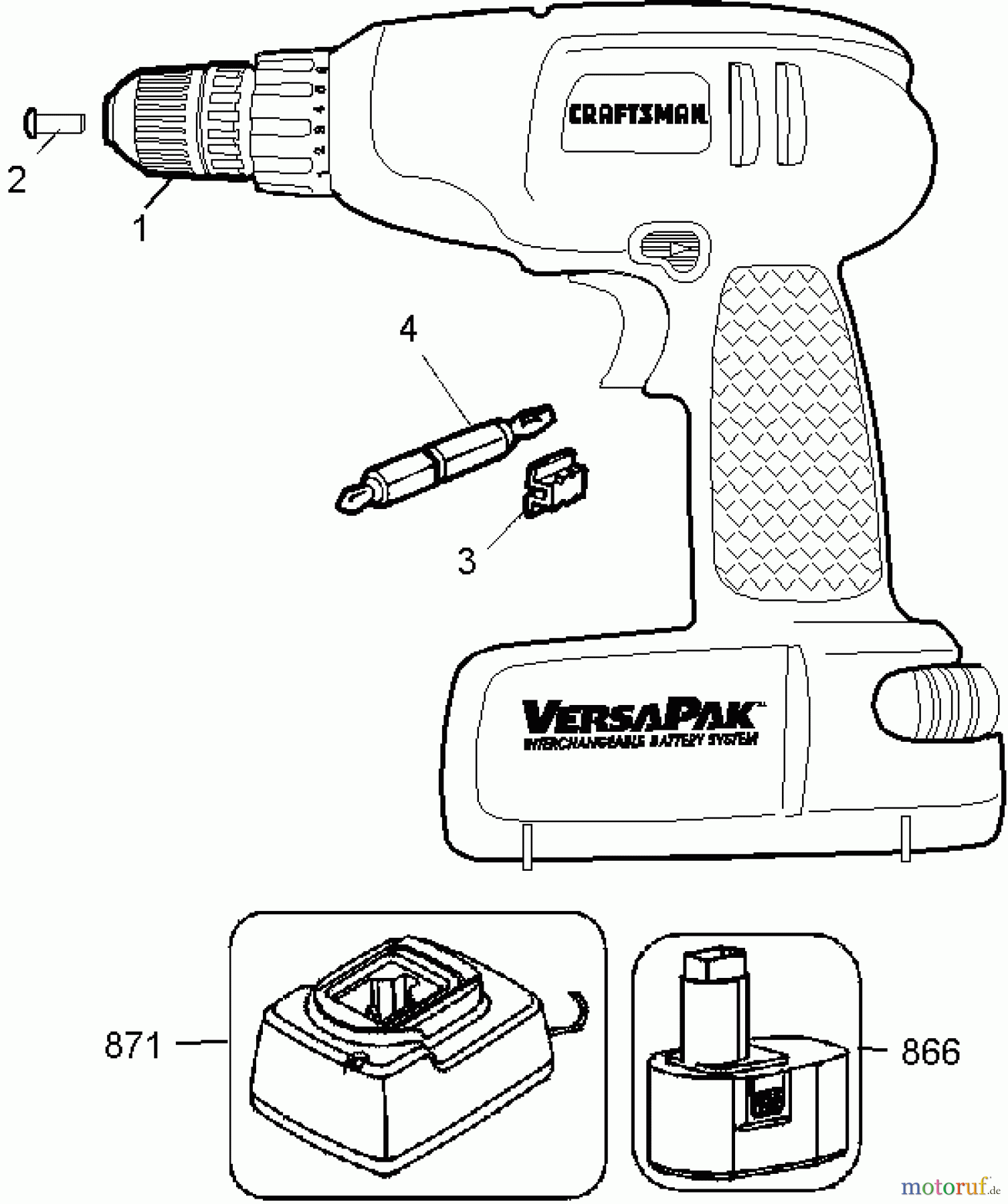  BLACK+DECKER INNENAUSSTATTUNG BOHRER 7.2V VP DRILL KIT - SEARS 11232 Seite 1
