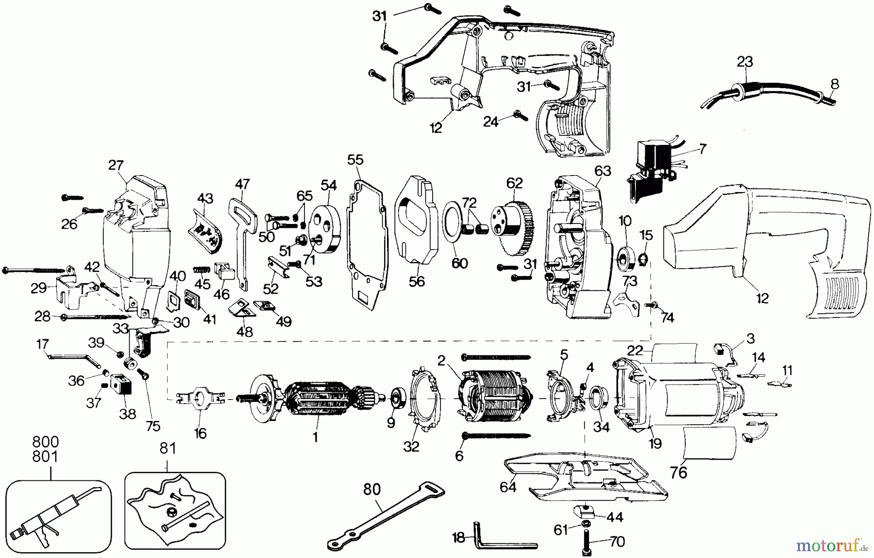  OEM Black und Decker Divers VS JIG SAW 3153 Seite 1