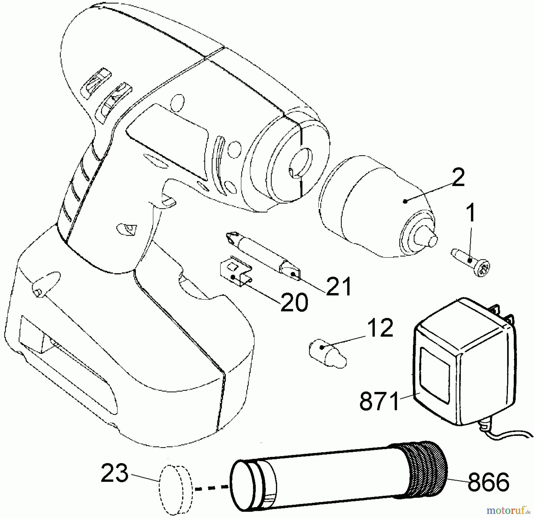  BLACK+DECKER INNENAUSSTATTUNG BOHRER 7.2V DRILL 11228 Seite 1