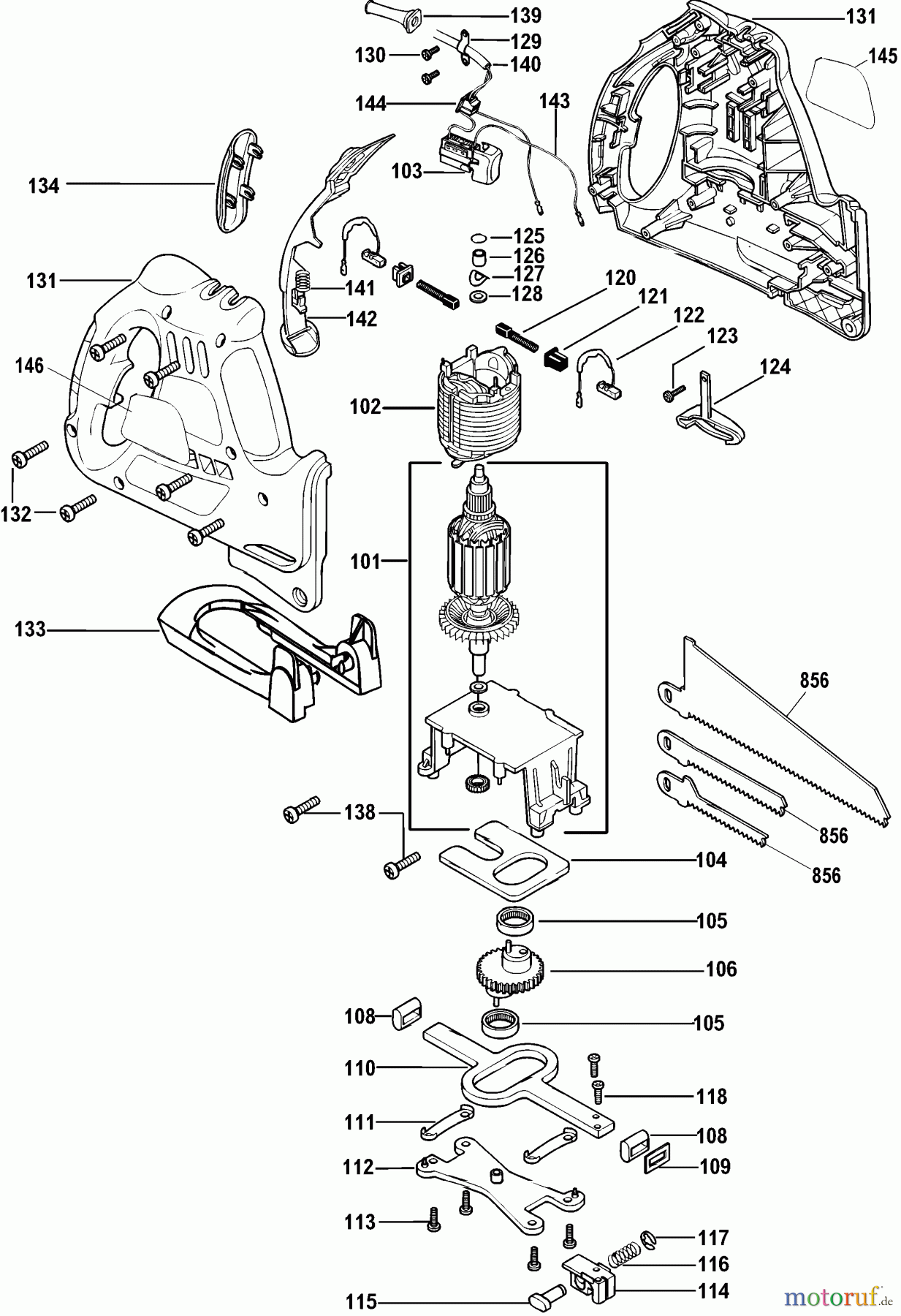 BLACK+DECKER INNENAUSSTATTUNG SÄGE SÄGE SC500 Seite 1